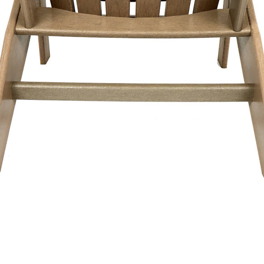Brown Traditional Adirondack Chair