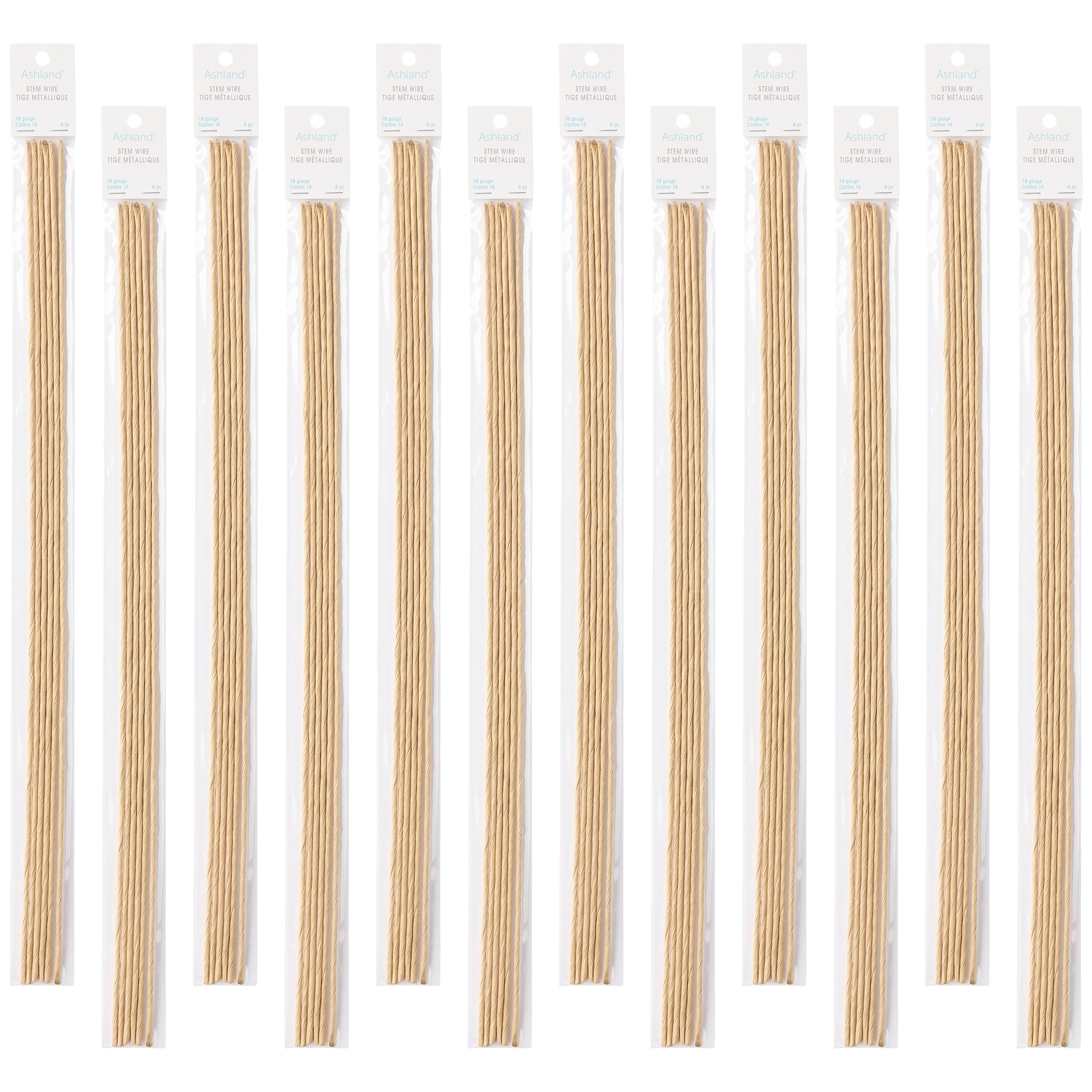 12 Pack: Paper Wrapped Stem Wire by Ashland®