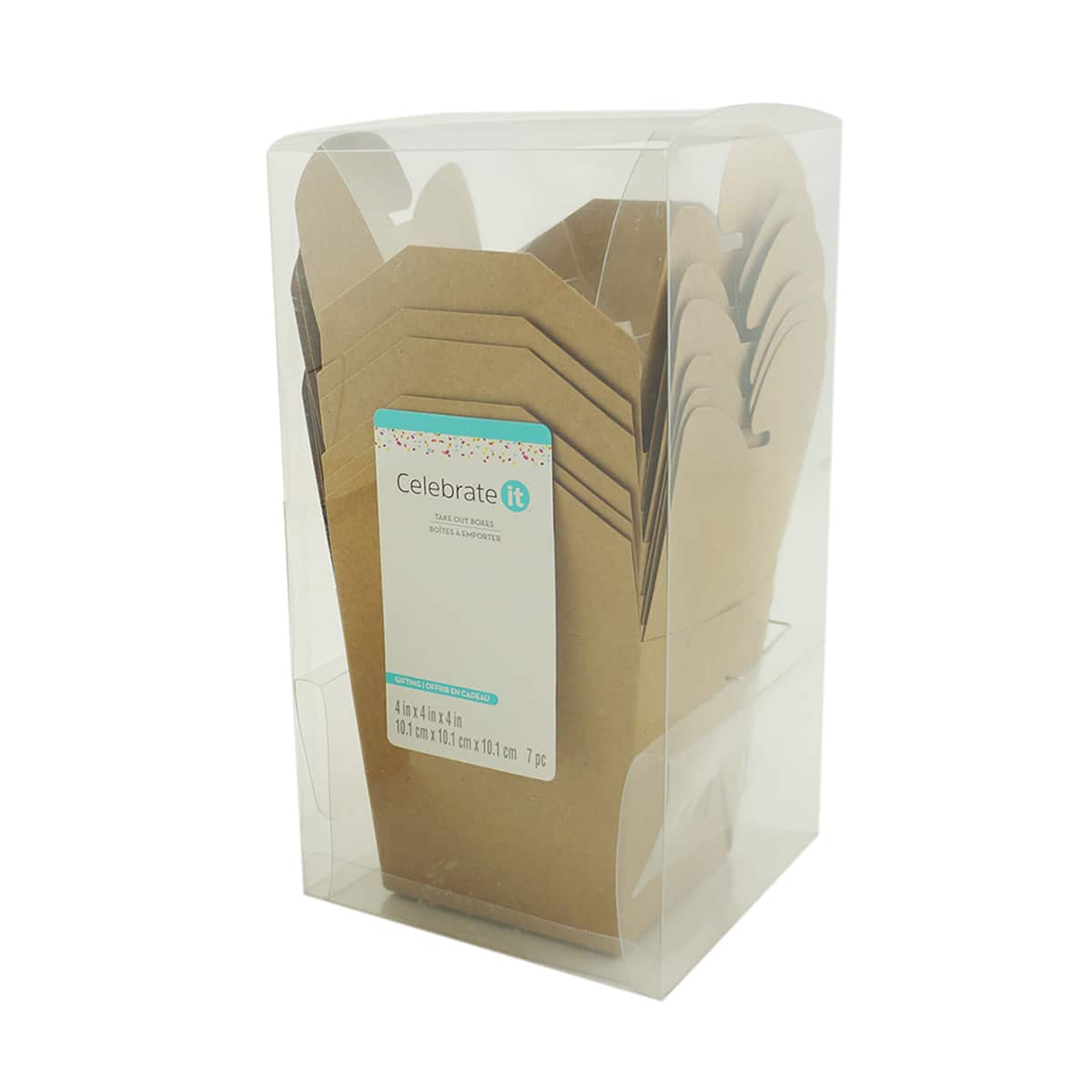 4" Kraft Take-Out Box Set by Celebrate It™