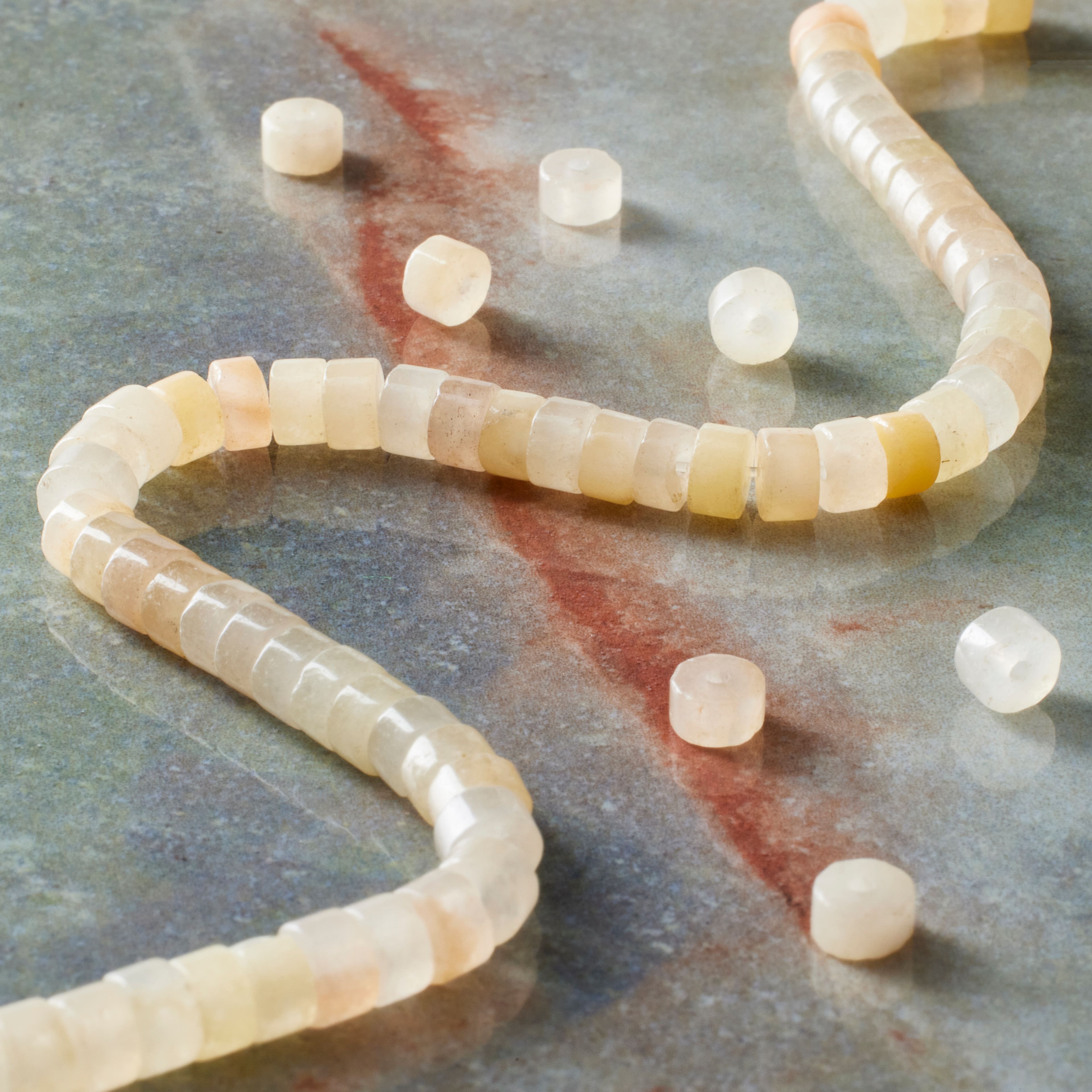 12 Pack: Sunstone Heishi Beads by Bead Landing™