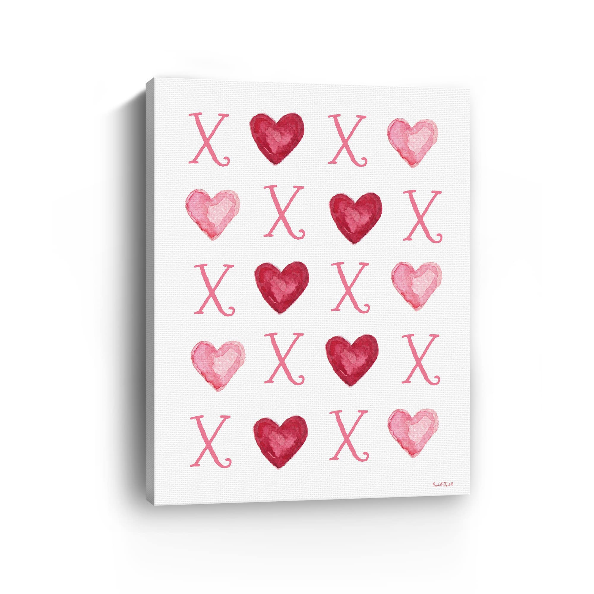 Hugs and Hearts Canvas Giclée Art