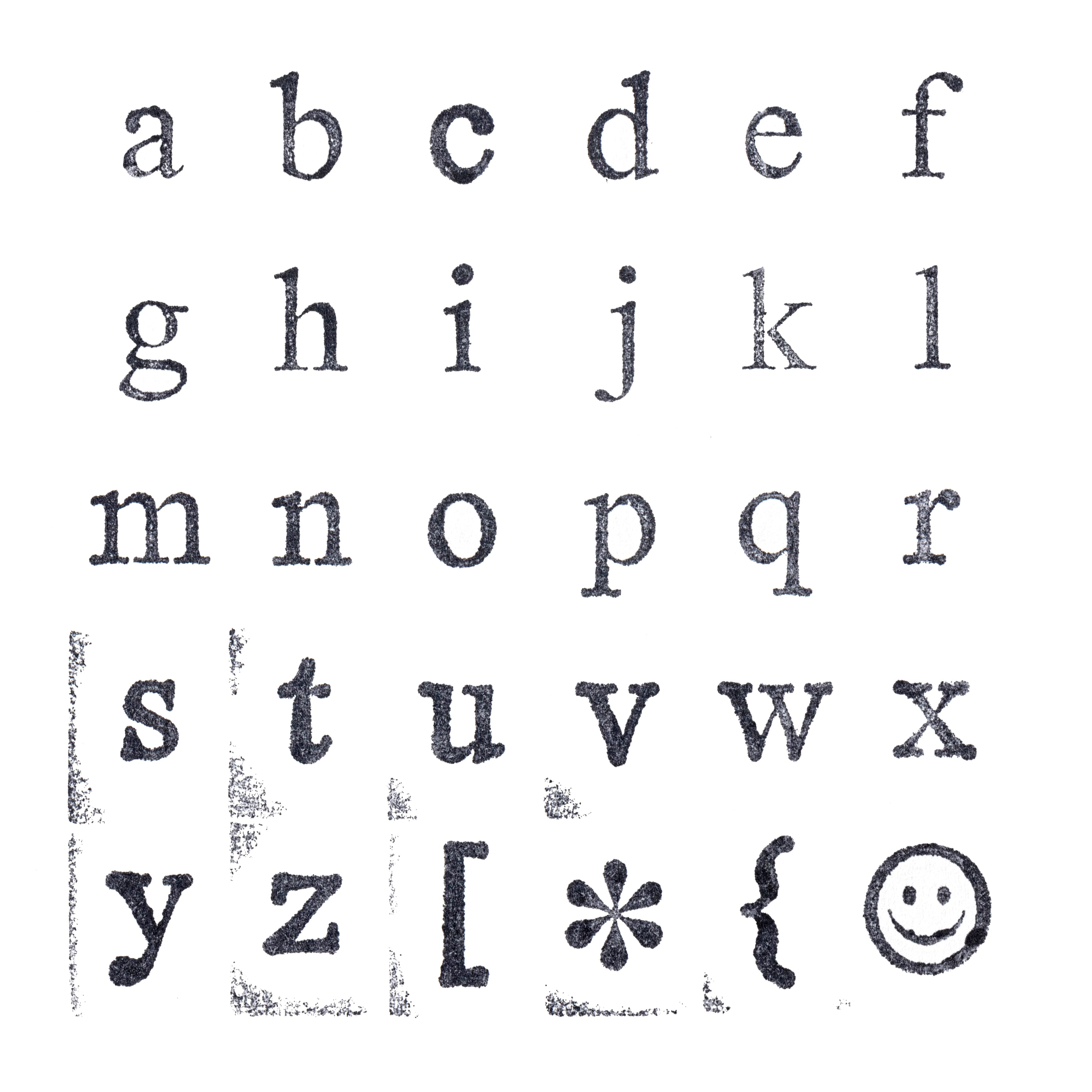 Medium Lowercase Alphabet Wood Stamp Set by Recollections™