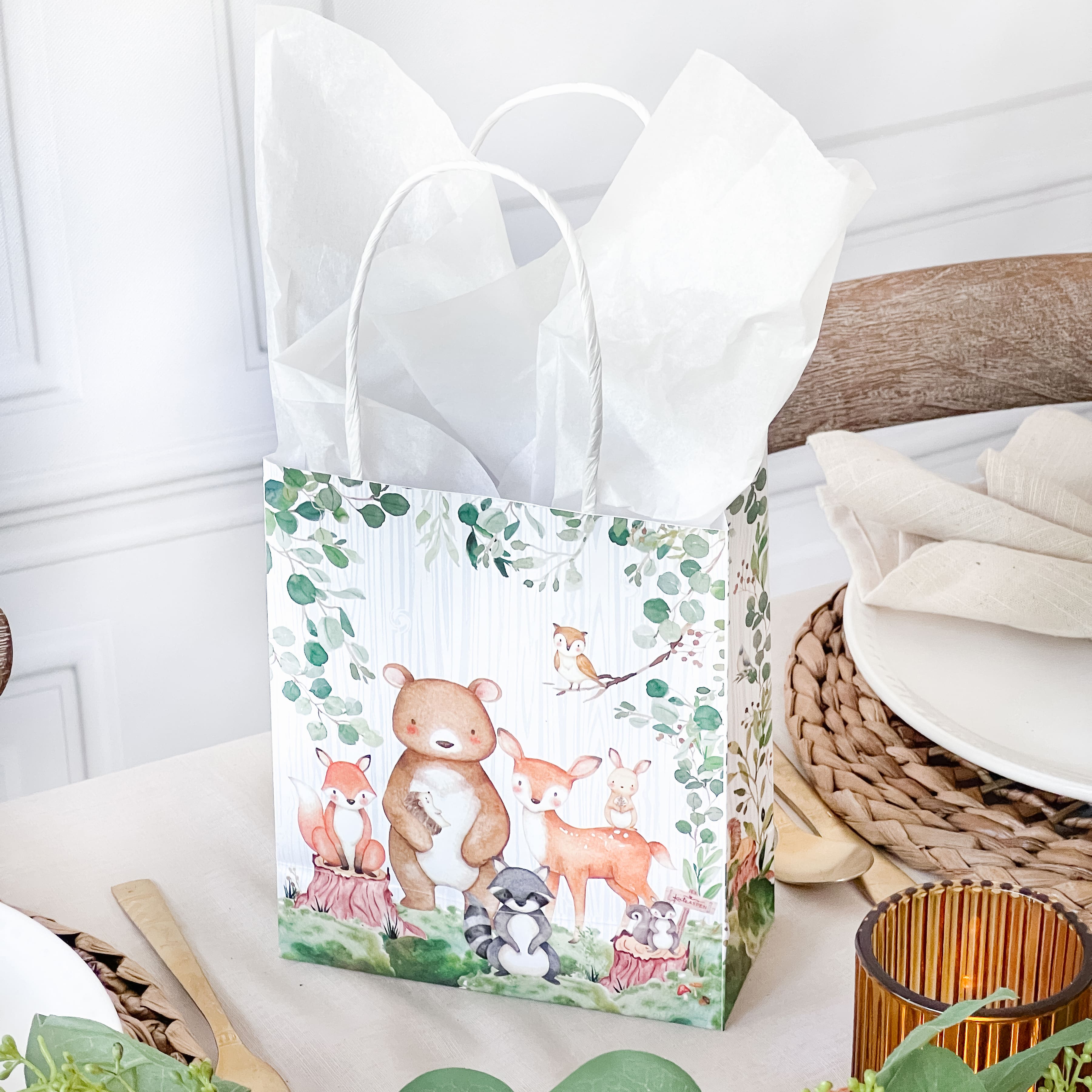 Kate Aspen® Woodland Baby Shower Gift Bag Set