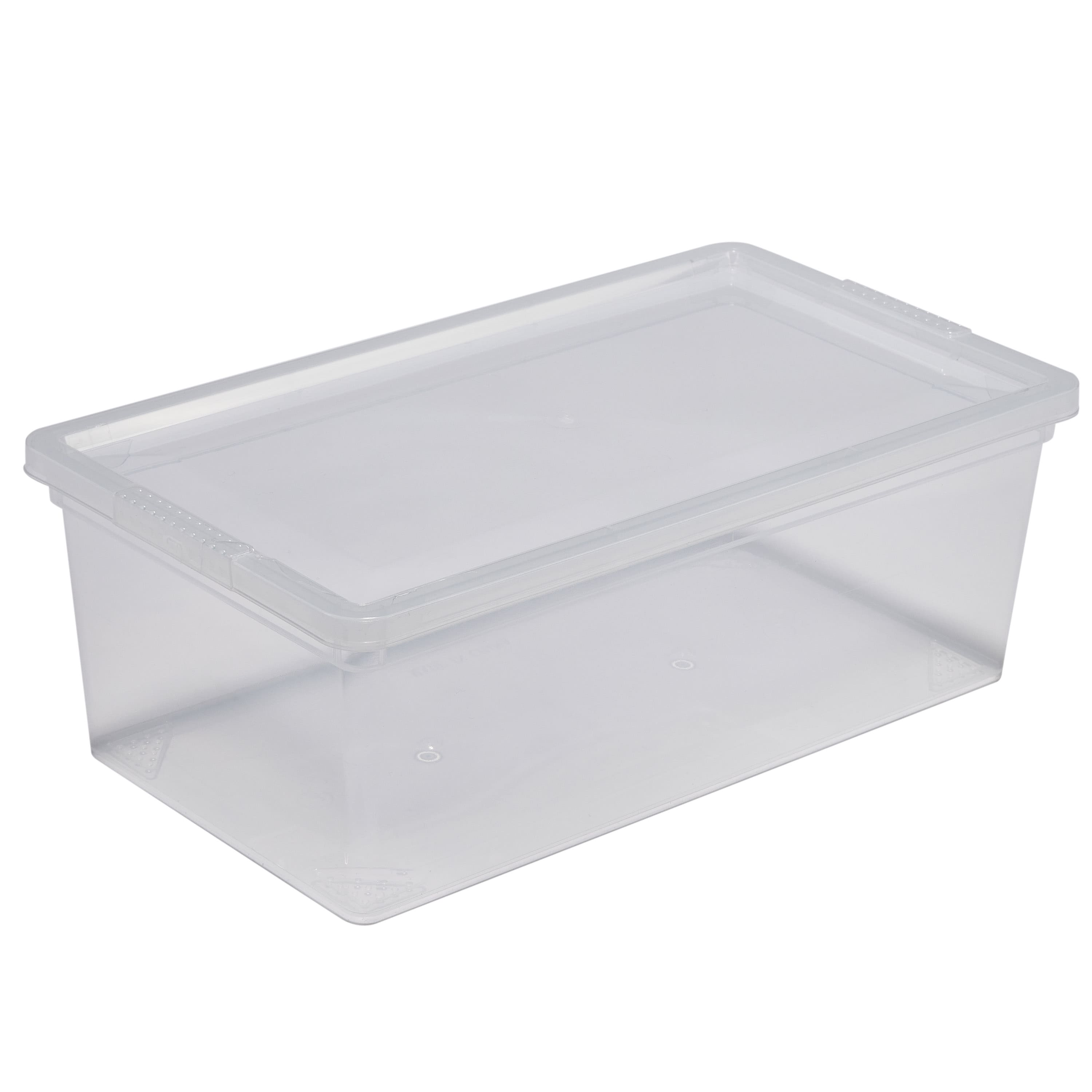 Simplify Clear Stackable Storage Bins with Lids
