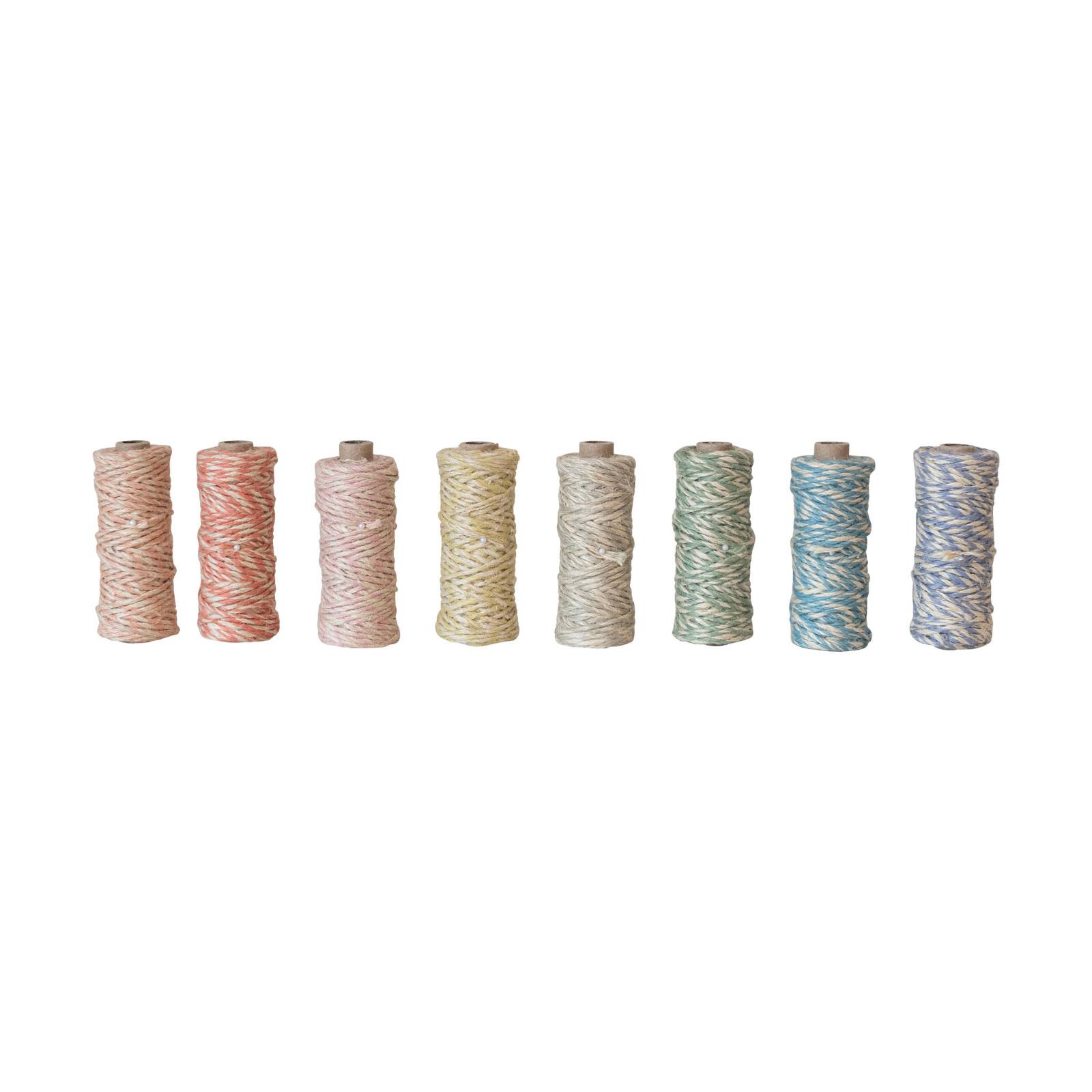 Hello Honey® 32yd. 8 Color Jute Cord Spool Set