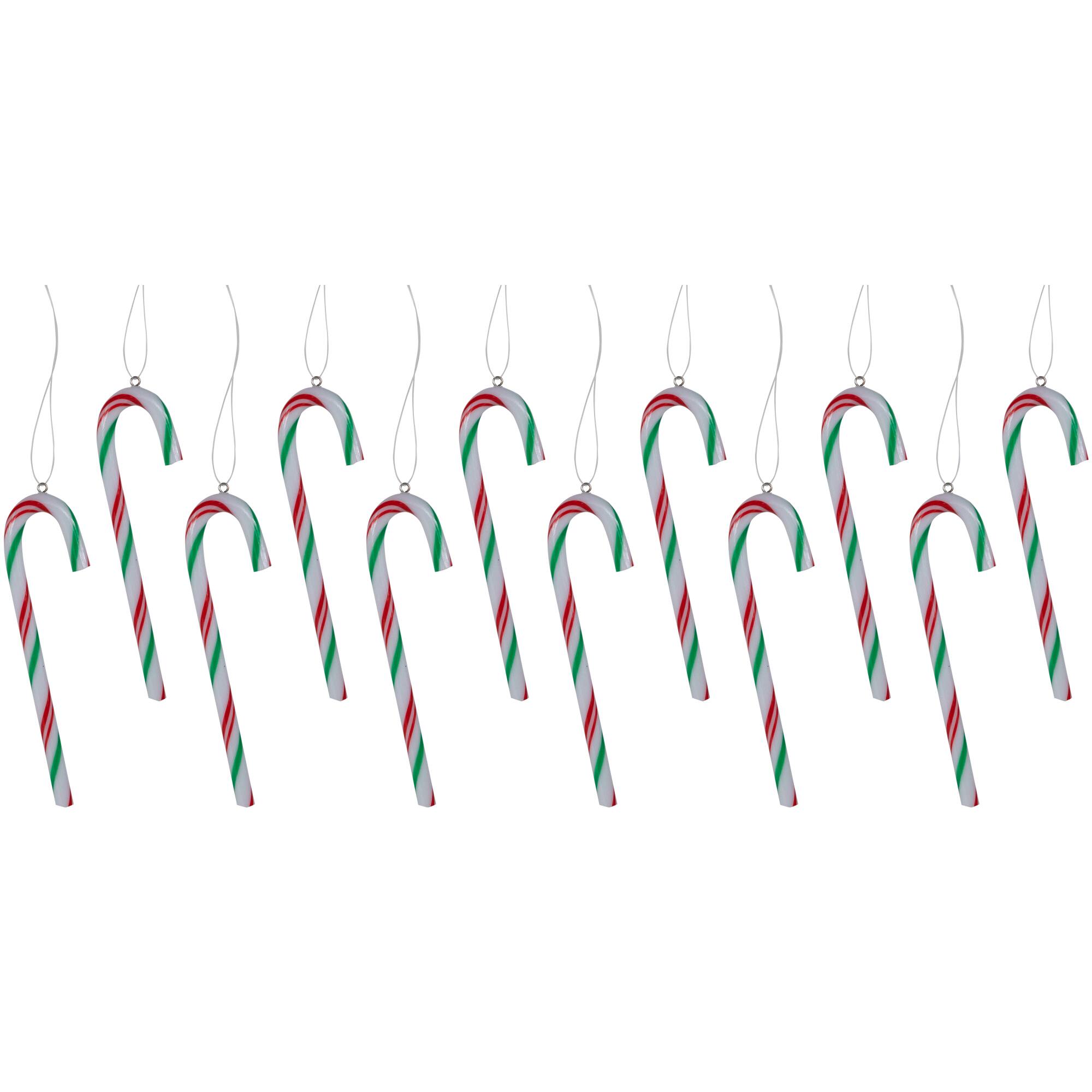 Northlight 3.25" Twist Candy Cane Christmas Ornaments, 12ct.