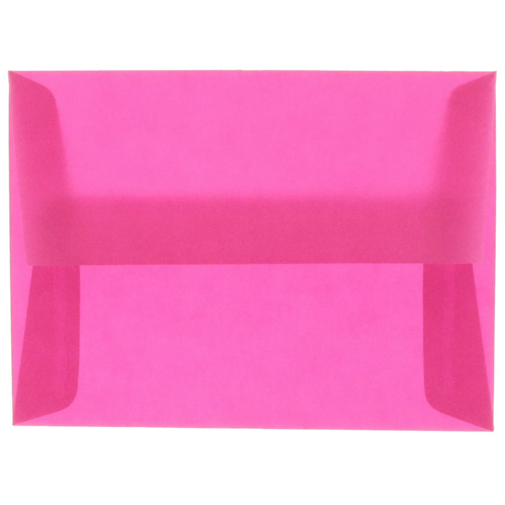 JAM Paper 4.75" x 6.5" Translucent Envelopes, 50ct.