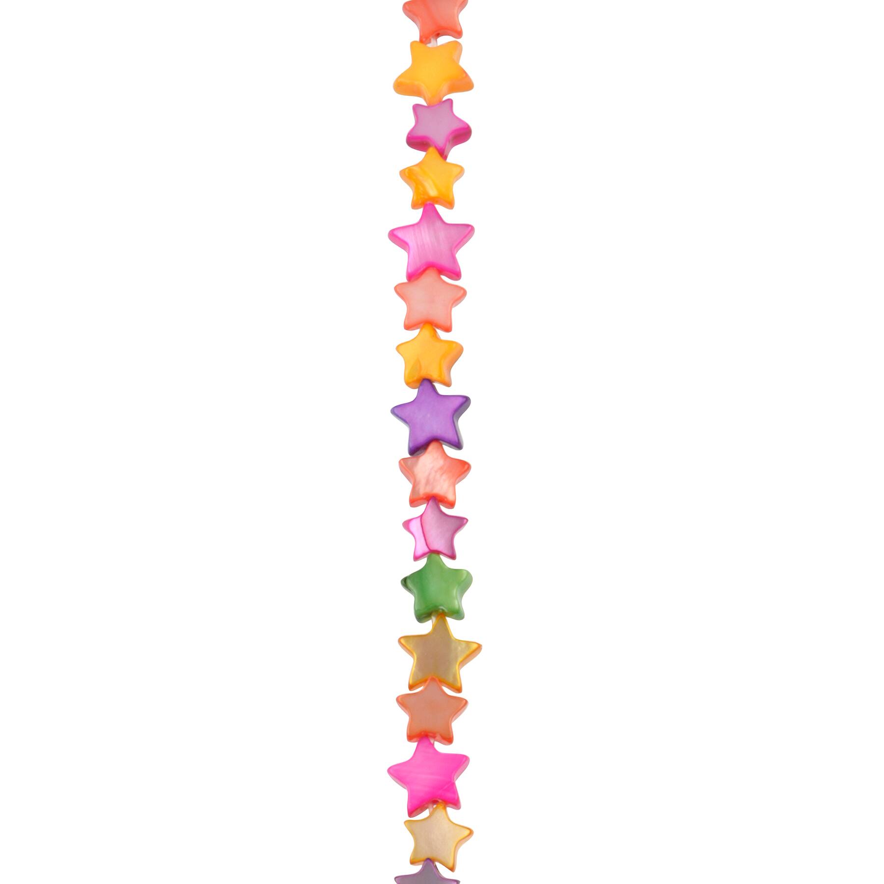 Dyed Shell Star Beads by Bead Landing™