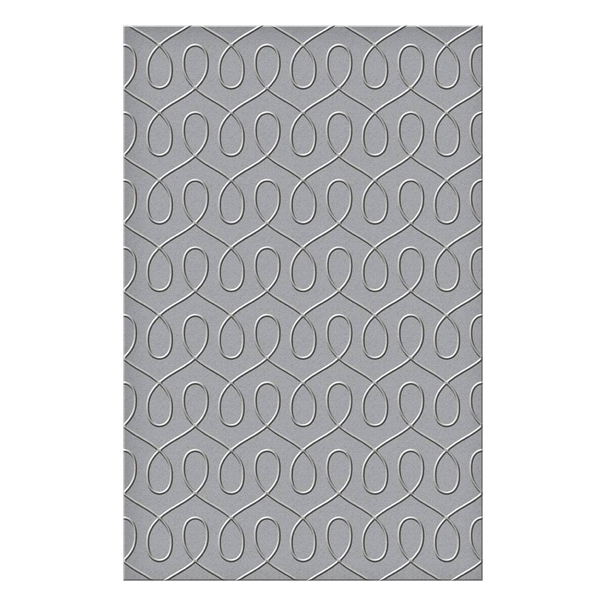 Spellbinders® Loops Be Bold Embossing Folder