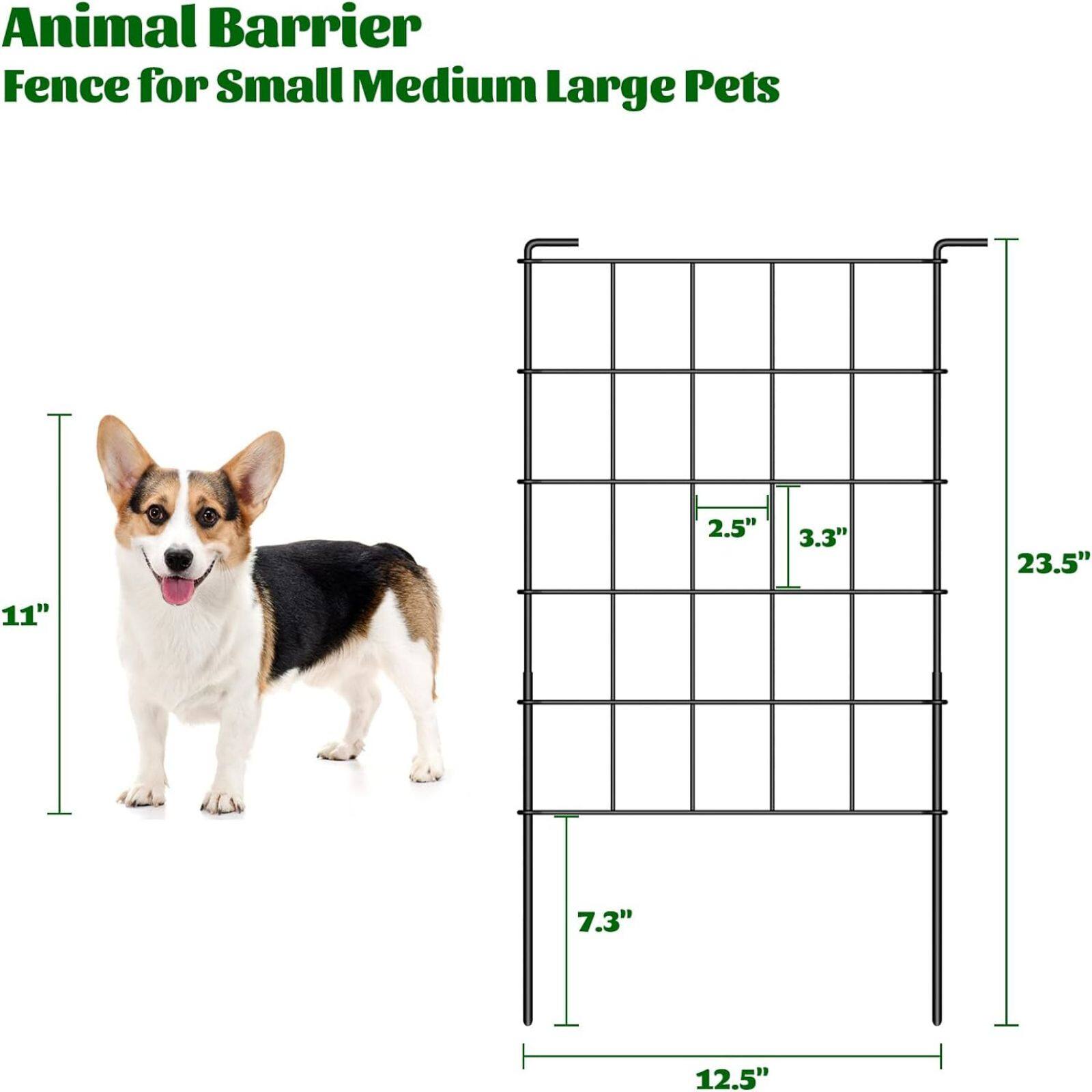 NEX™ 23.5" Black Rustproof Metal Wire Animal Barriers, 35ct.
