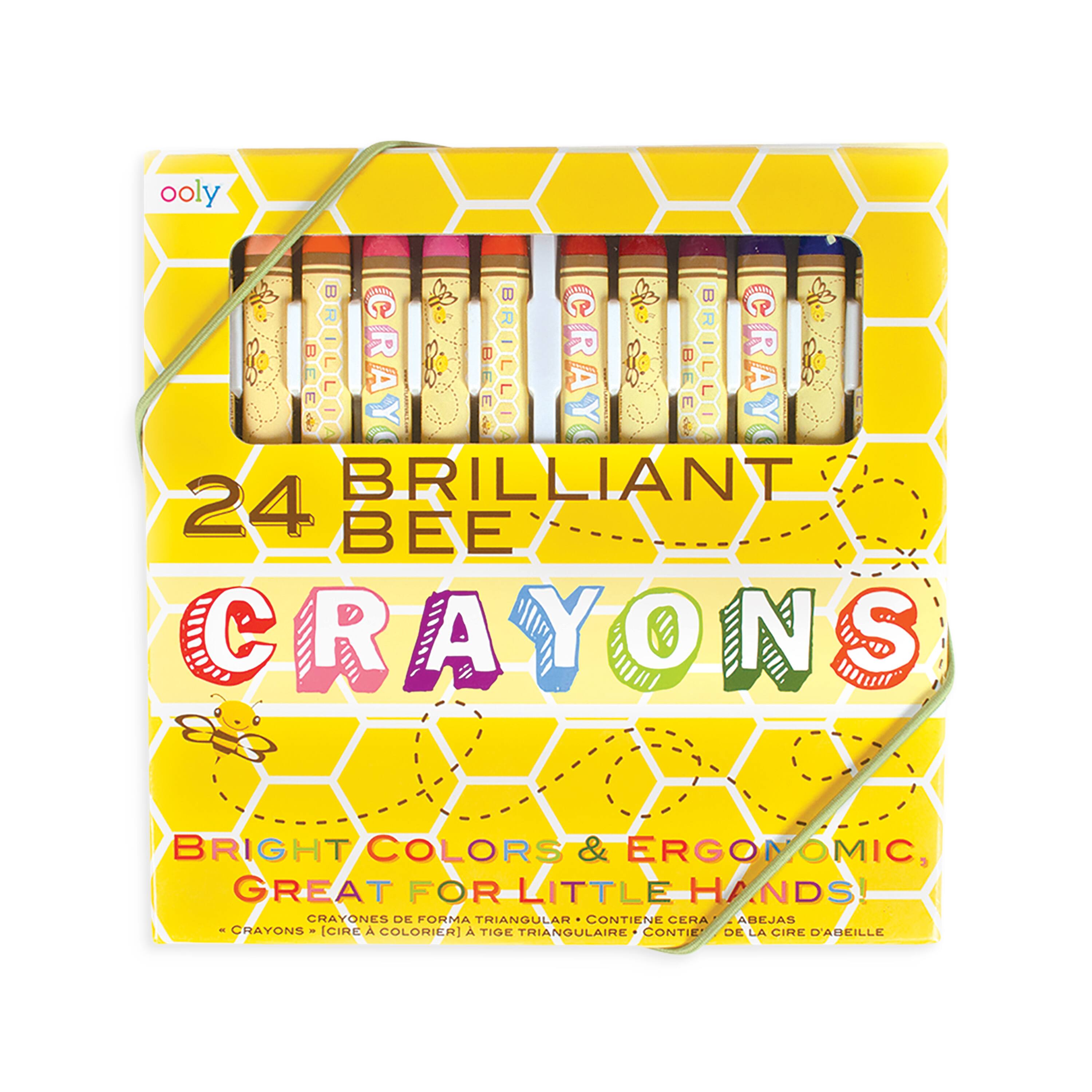 OOLY Brilliant Bee Crayons, 24ct.