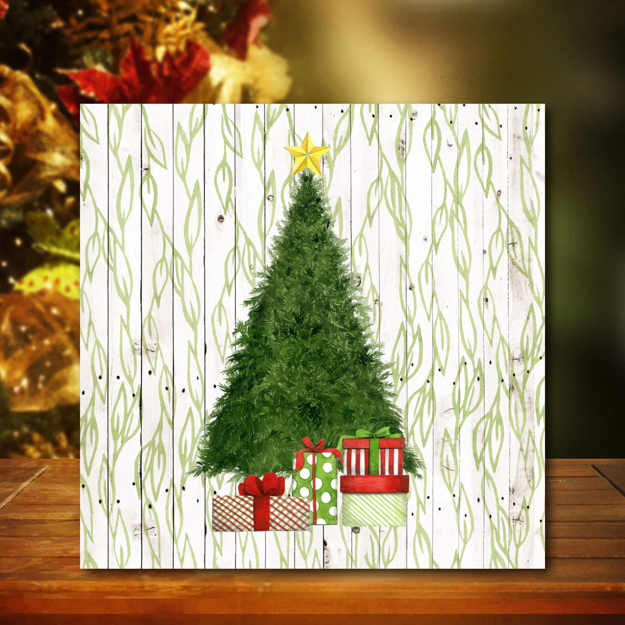 Courtside Market® Christmas Tree Gallery-Wrapped Canvas Wall Art