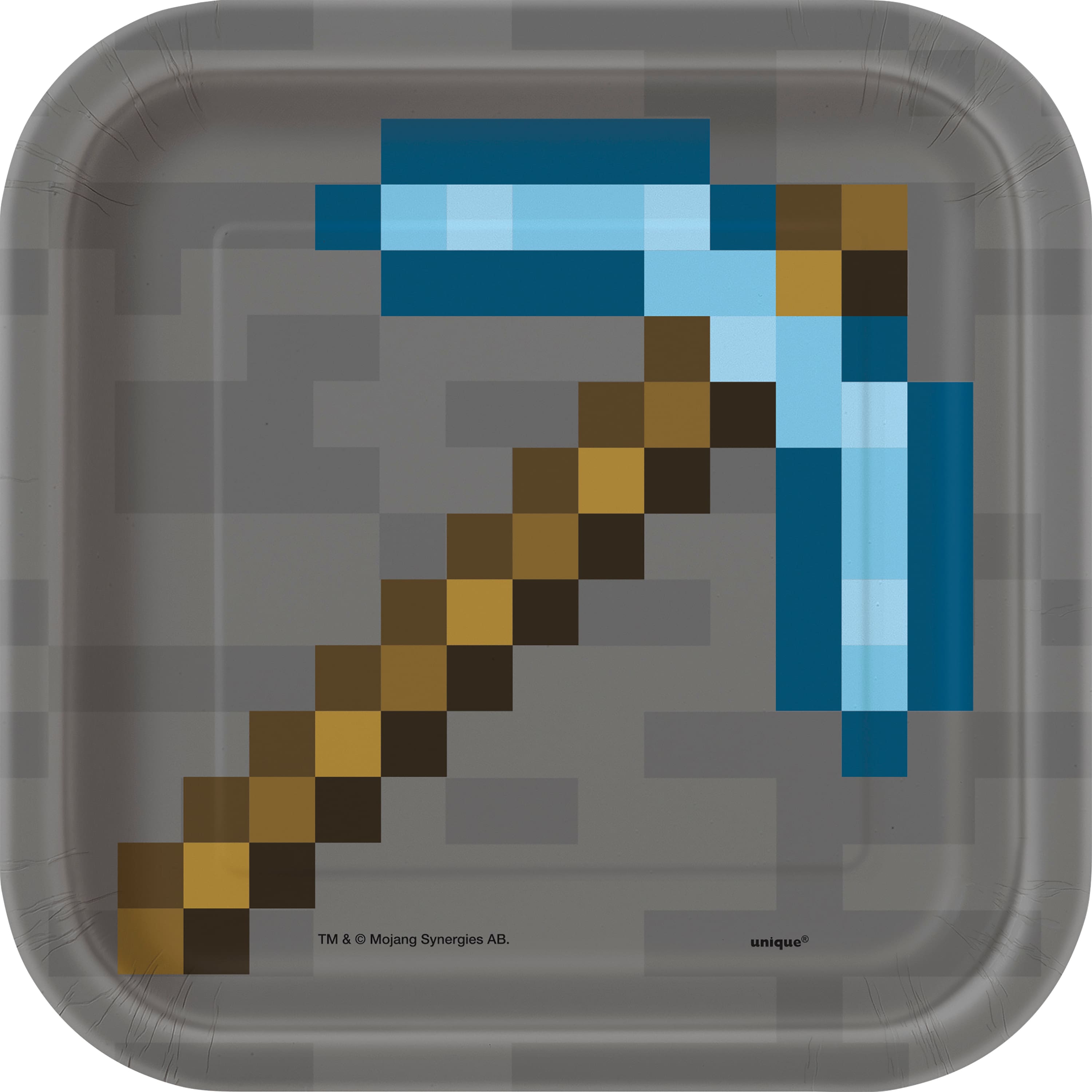 7" Minecraft Paper Plates, 8ct,