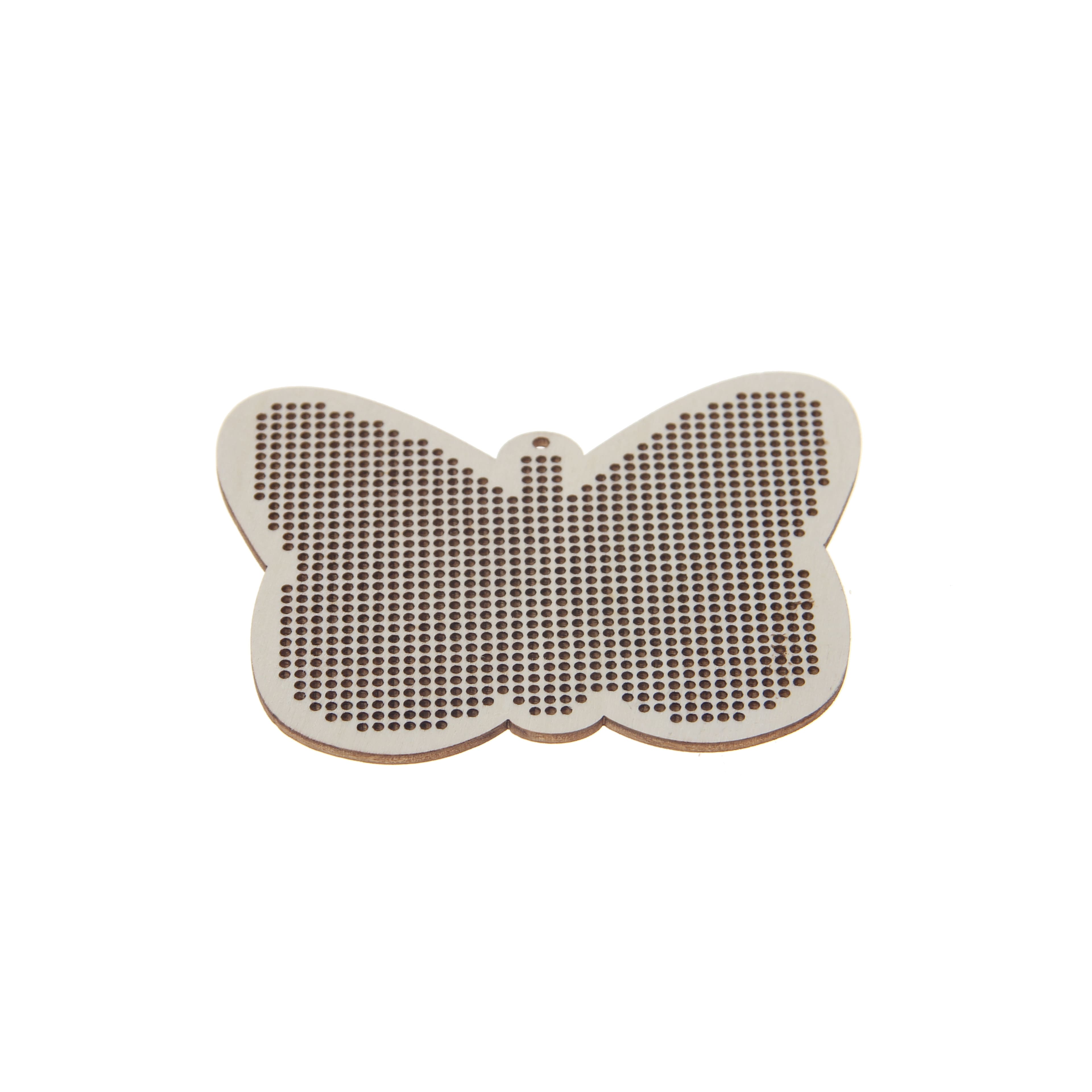 4" Butterfly Cross Stitch Wood Canvas, 4ct. by Loops & Threads®