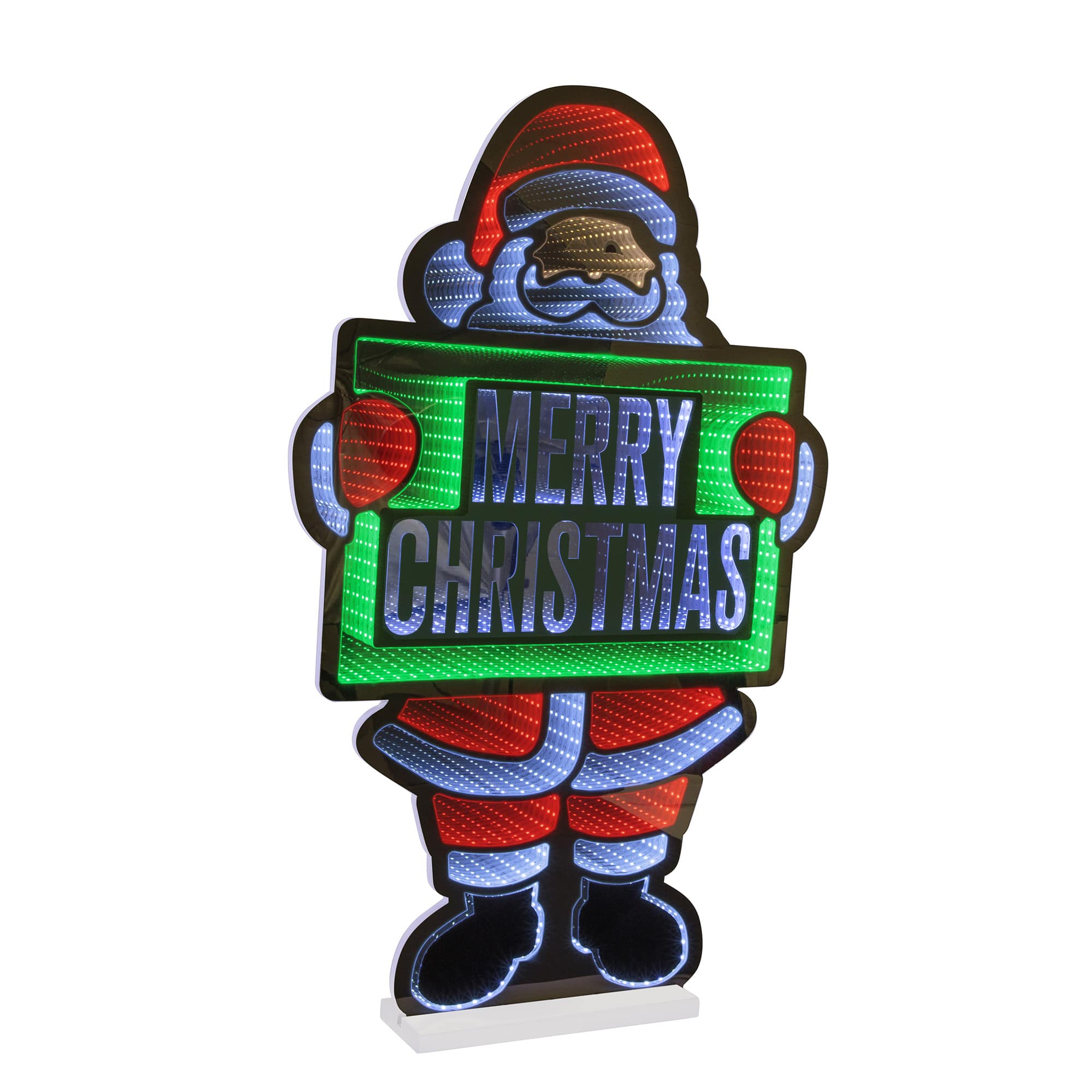 Melrose 36" Merry Christmas Santa Ekkolight