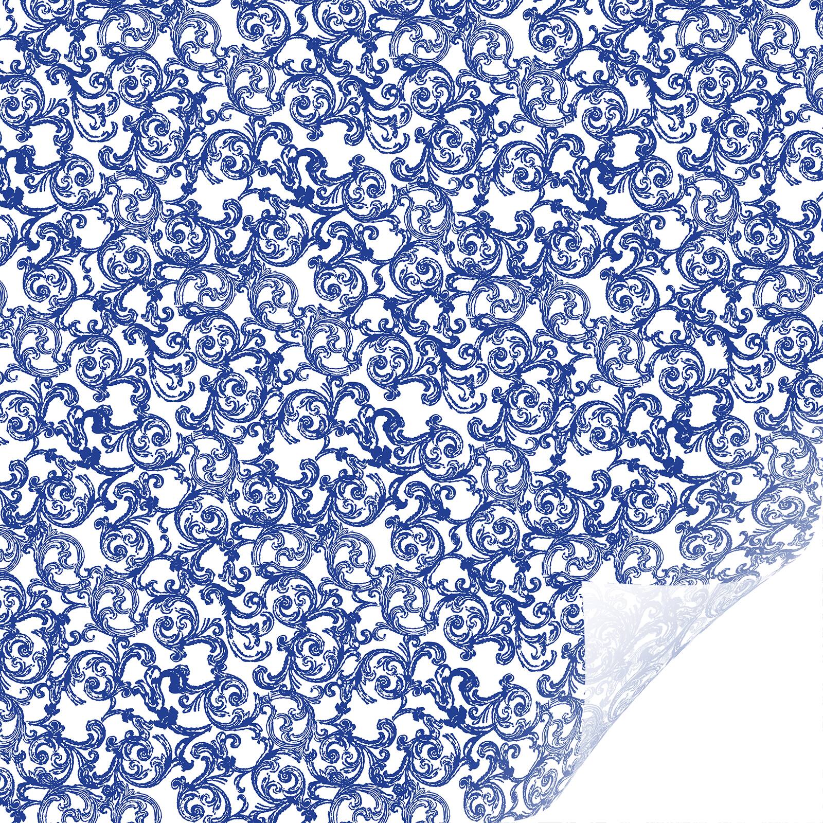 Cricut® Filigree Patterned Premium Vinyl™ Blue Removable Sampler