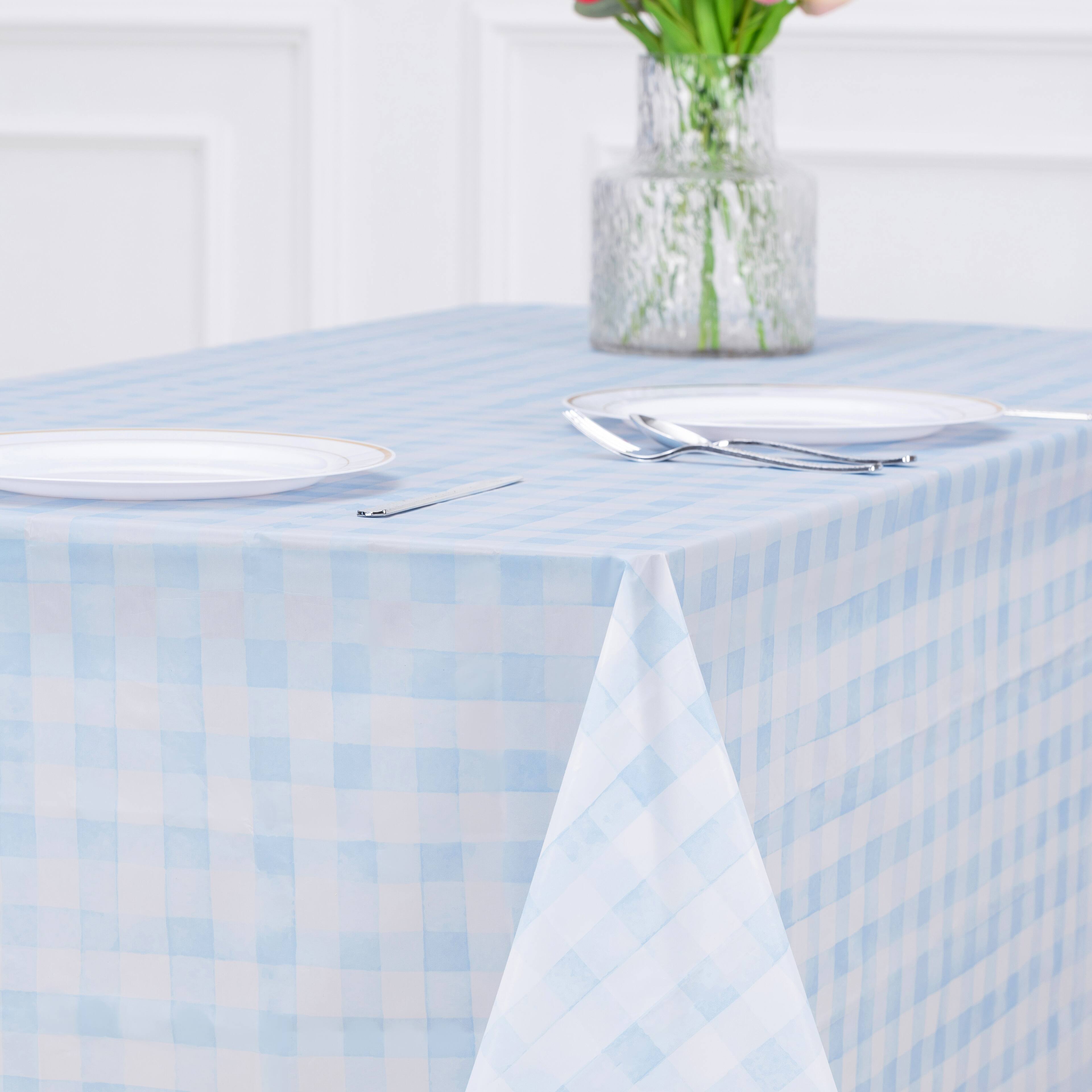 24 Pack: 54" x 108" Plastic Table Cover by Celebrate It™