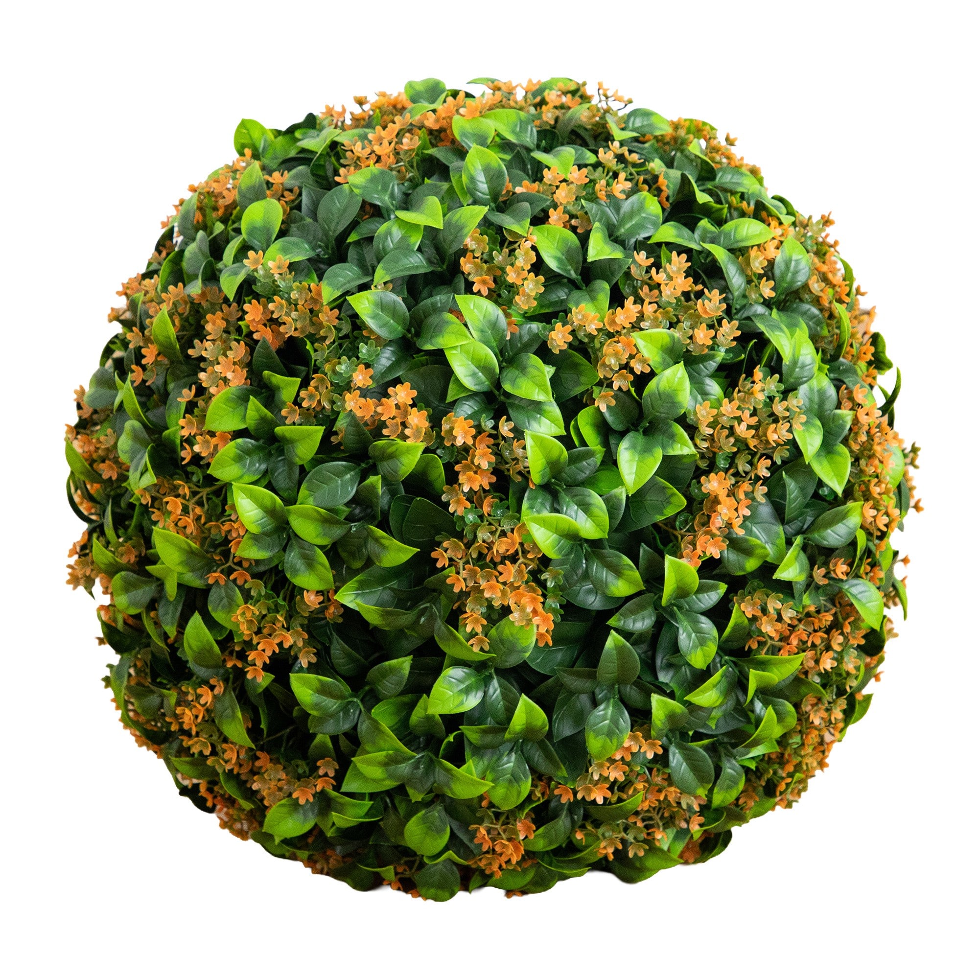 15" UV Resistant Artificial Flowering Boxwood Ball By Nearly Natural in Green | Michaels®