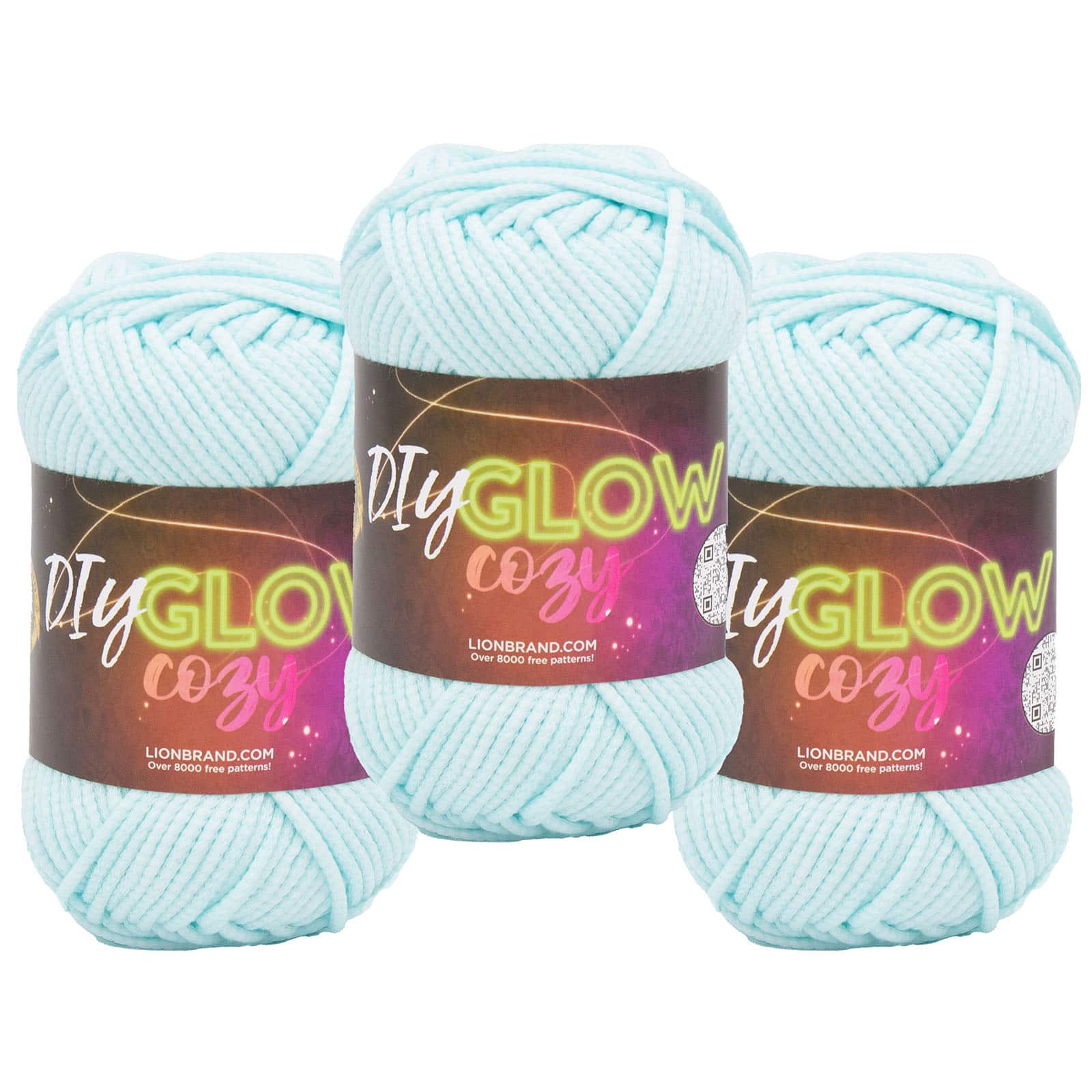 3 Pack Lion Brand® DIY Glow Cozy™ Yarn