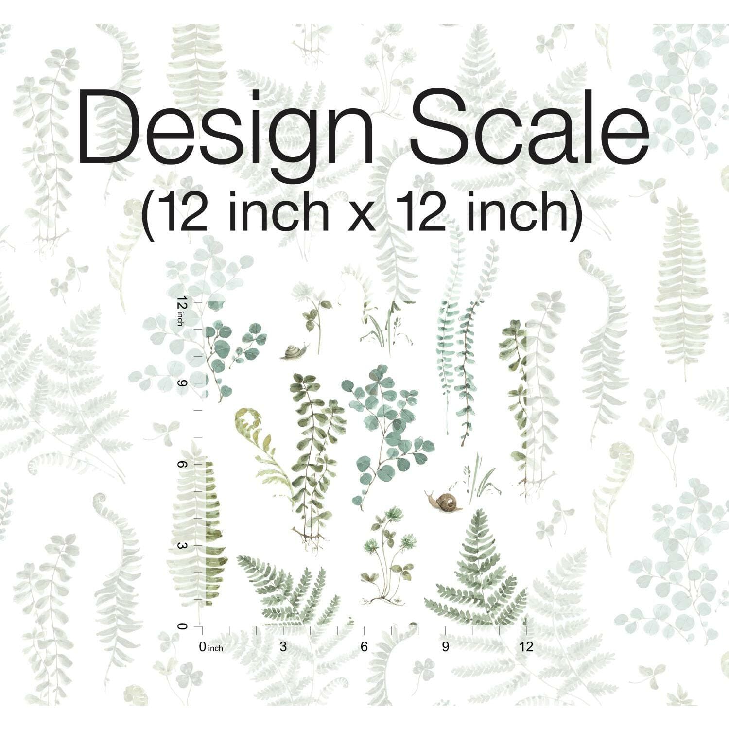 RoomMates White Fern Study Peel & Stick Wallpaper
