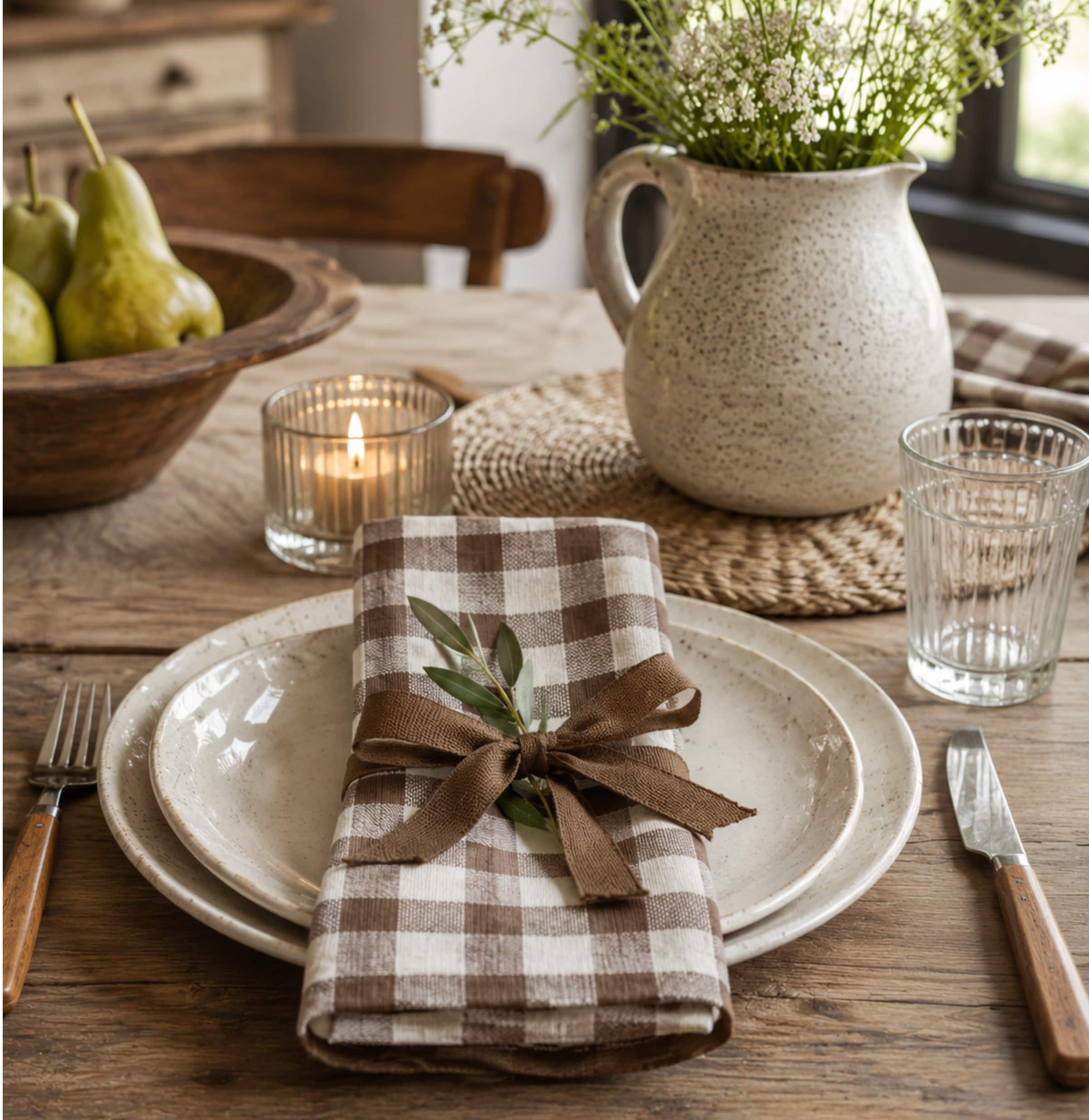 Checkered Fabric Napkins, 4ct. by Ashland®