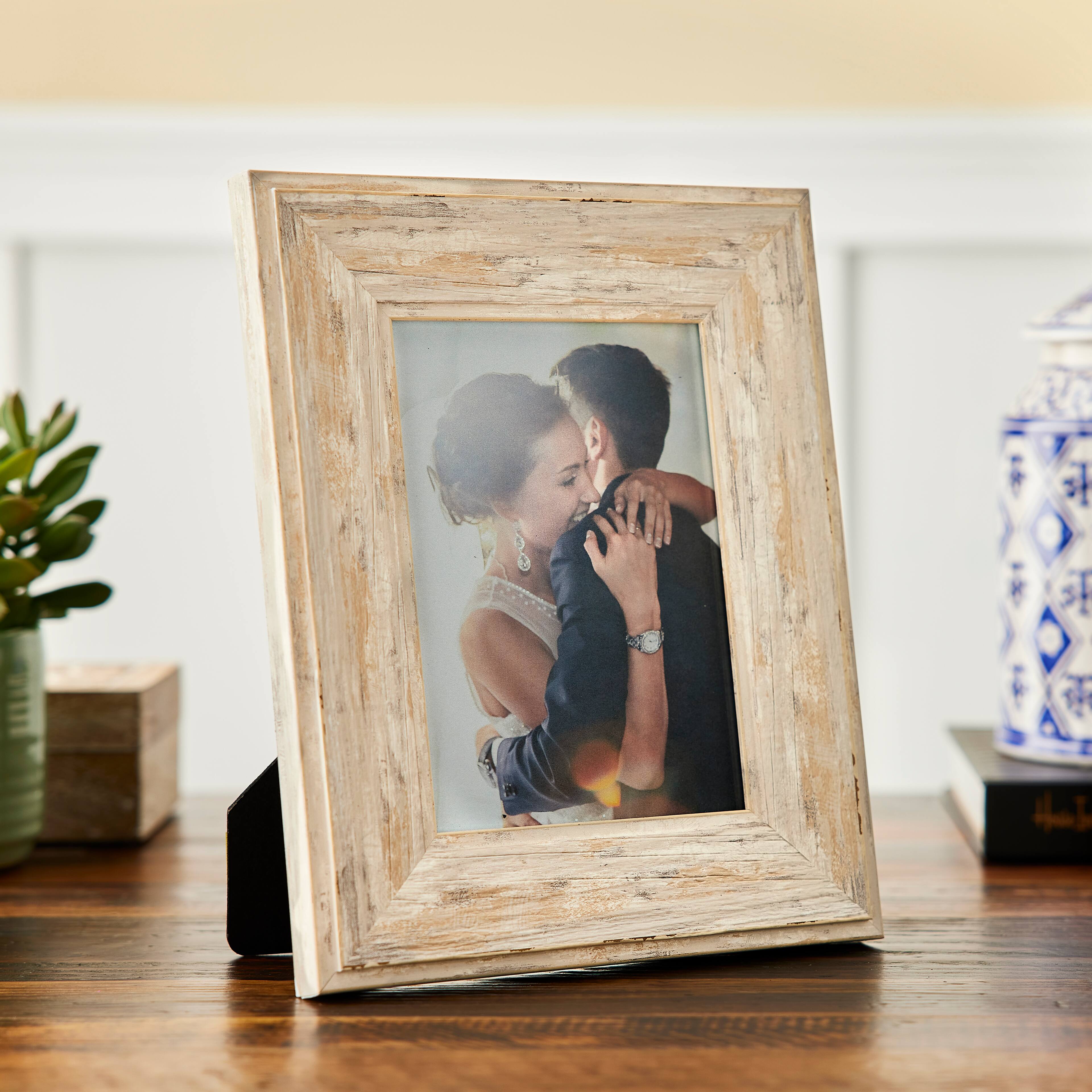 12 Pack: Greige Distressed Wide 5" x 7" Frame, Expressions™ by Studio Décor®