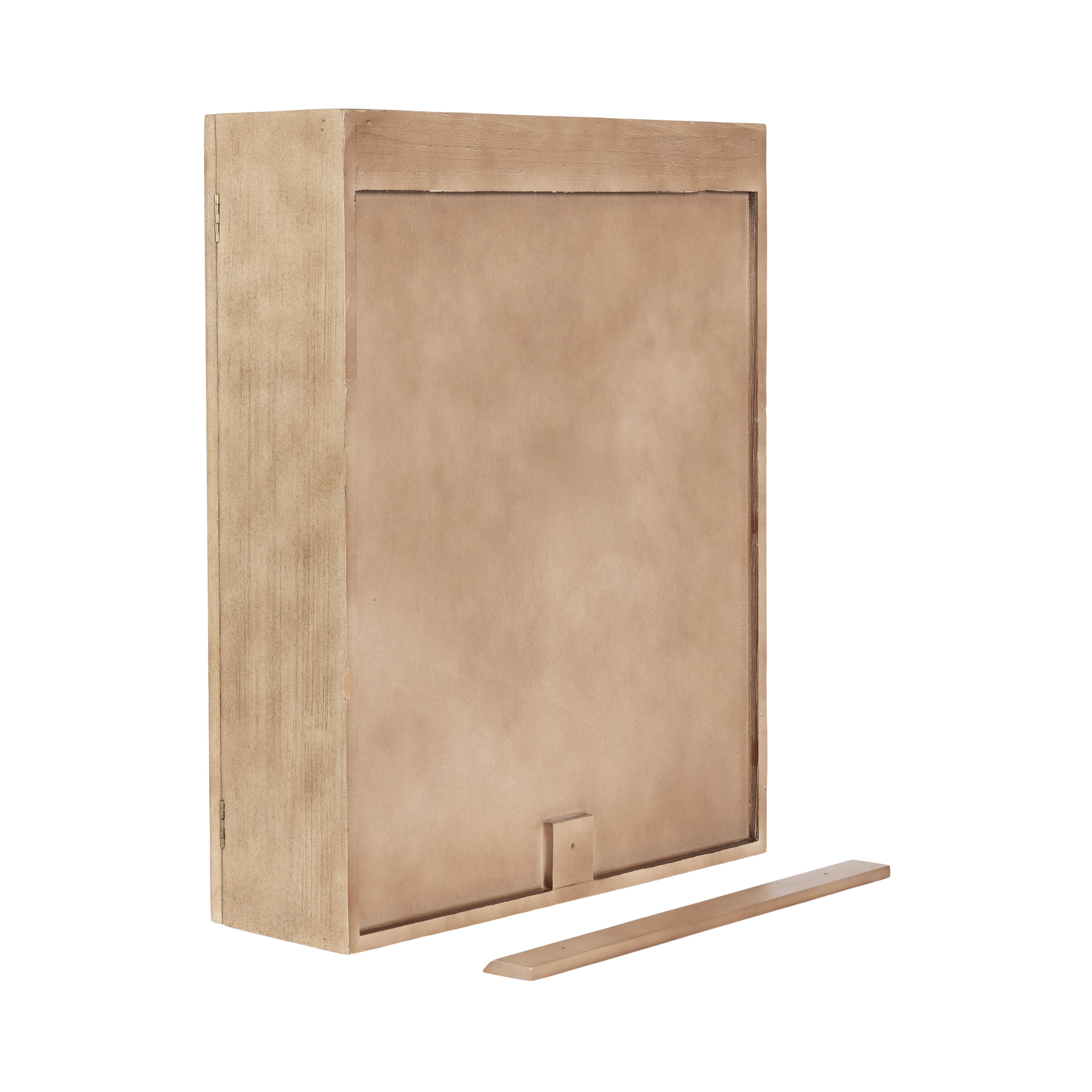 Kate and Laurel Ori Rattan & Wood 2-Door Wall Cabinet