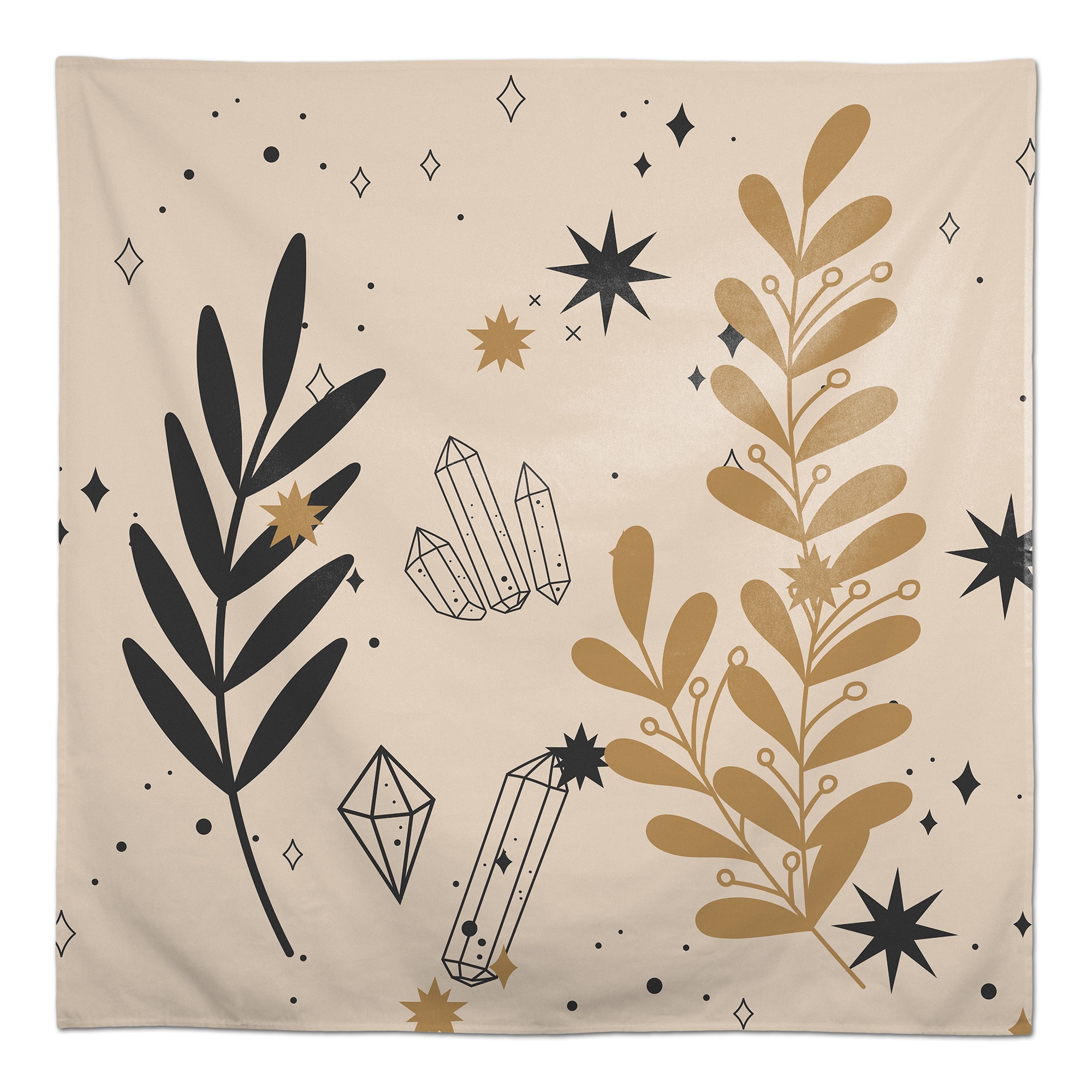 Leaf Crystals 6 58" x 58" Tablecloth