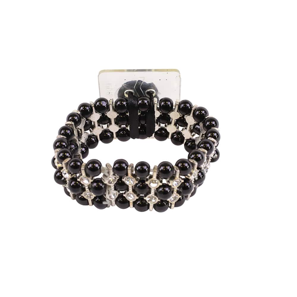 Jam Paper Savannah Beaded Flower Bracelet