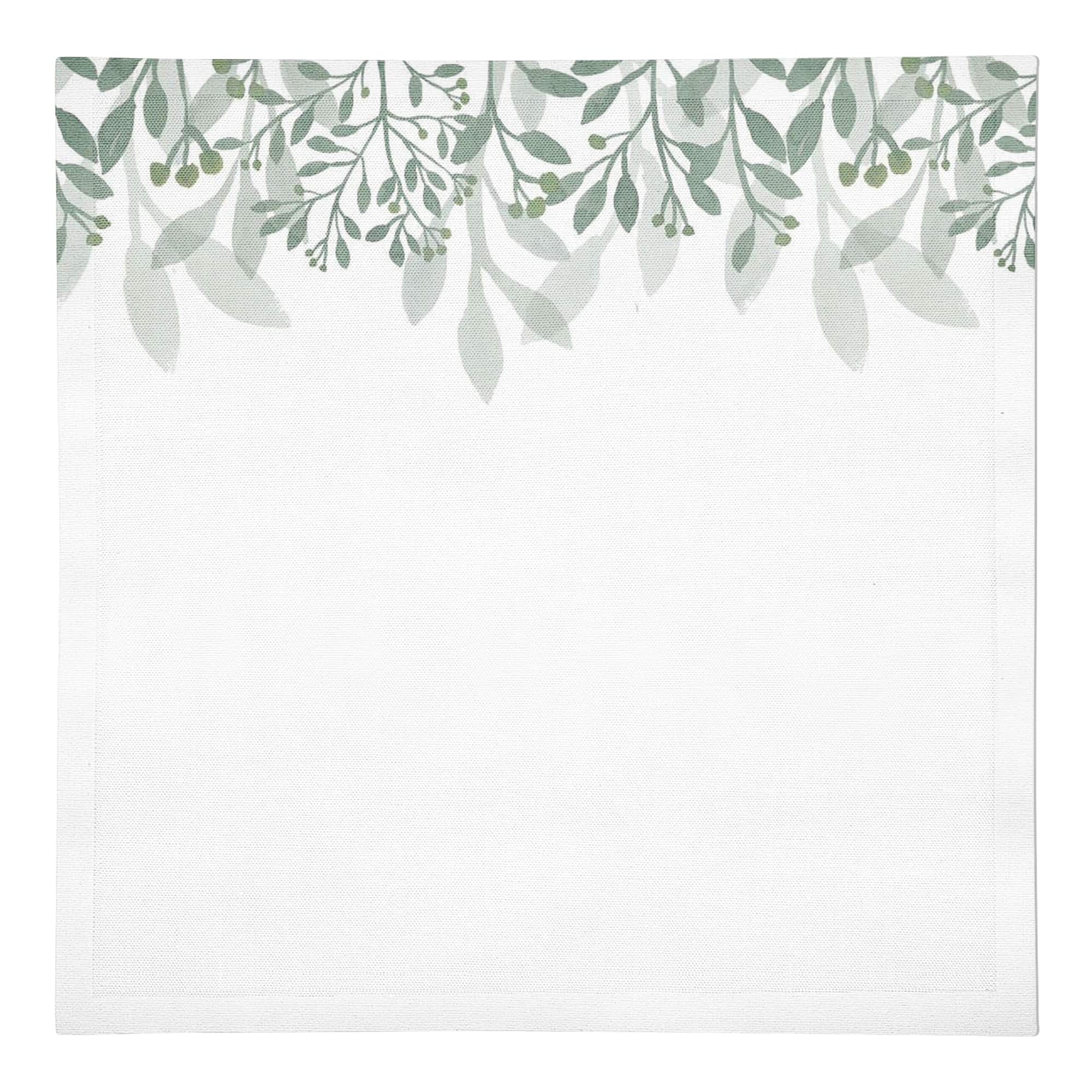 Floral Banner Cotton Twill Napkin
