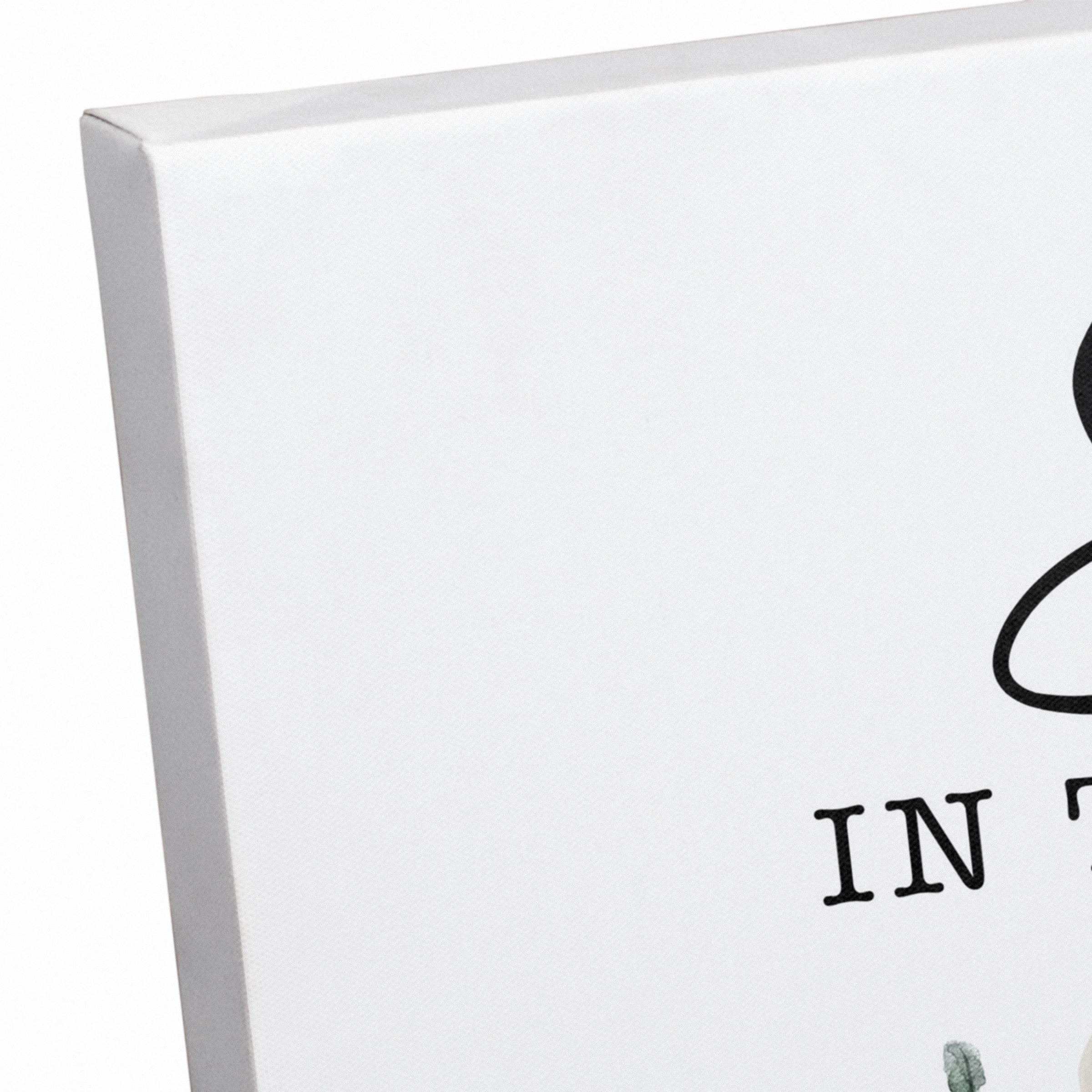 Soak In The Moment White 16" x 16" Canvas Wall Art