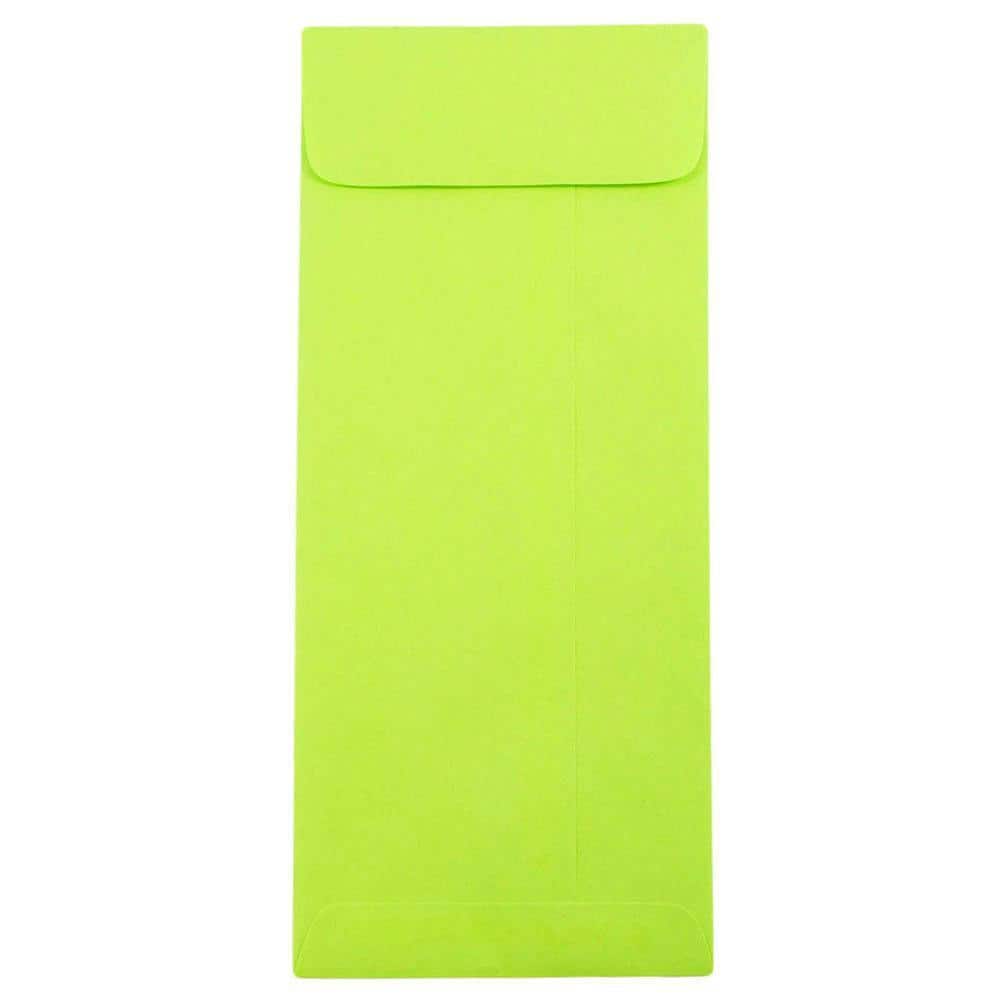 JAM Paper #10 Ultra Lime Green Policy Business Envelopes