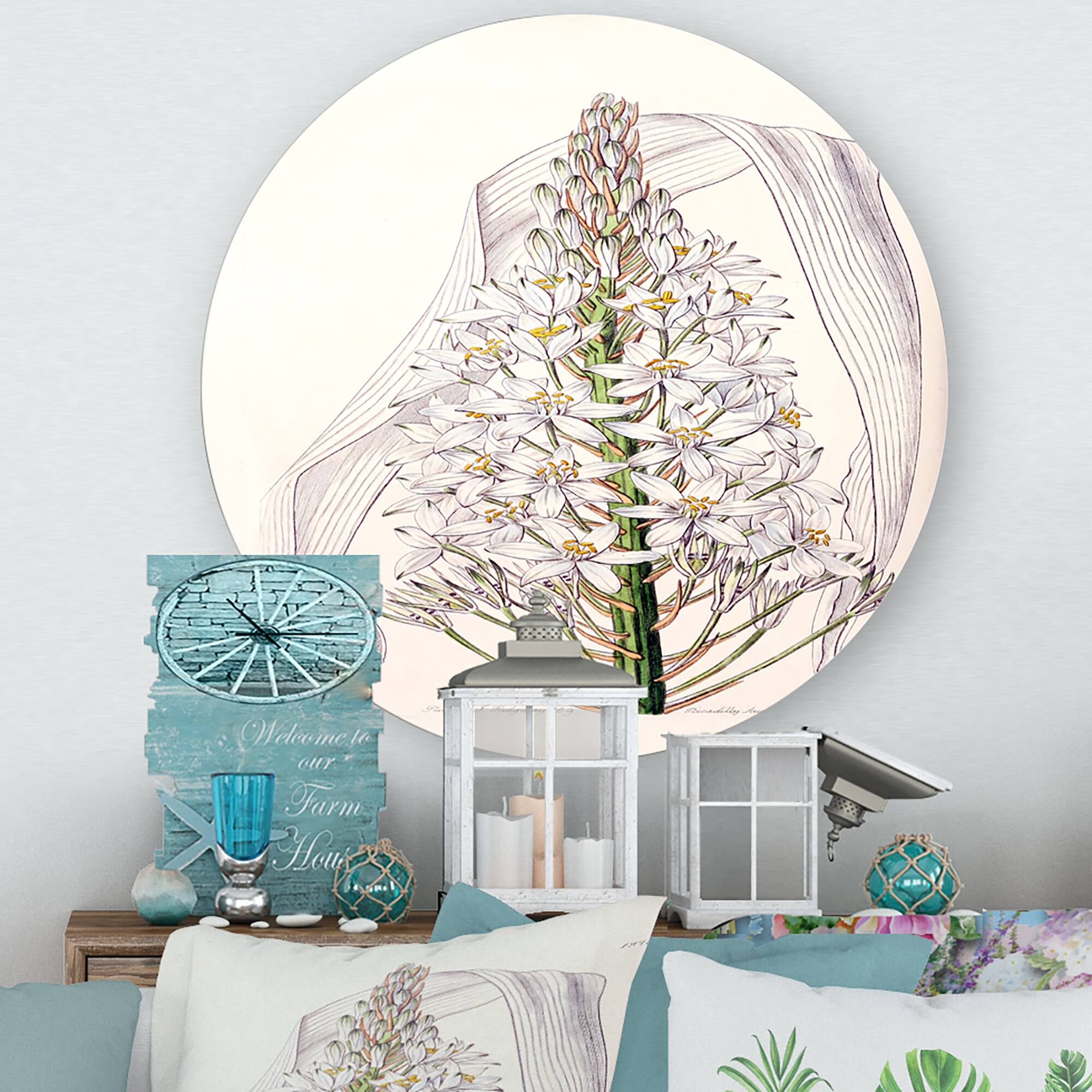 Designart - Vintage White Orchid I