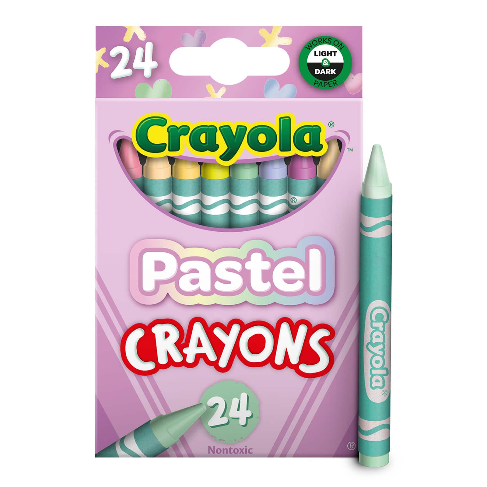 Crayola® Pastel Crayons, 6 Packs of 24