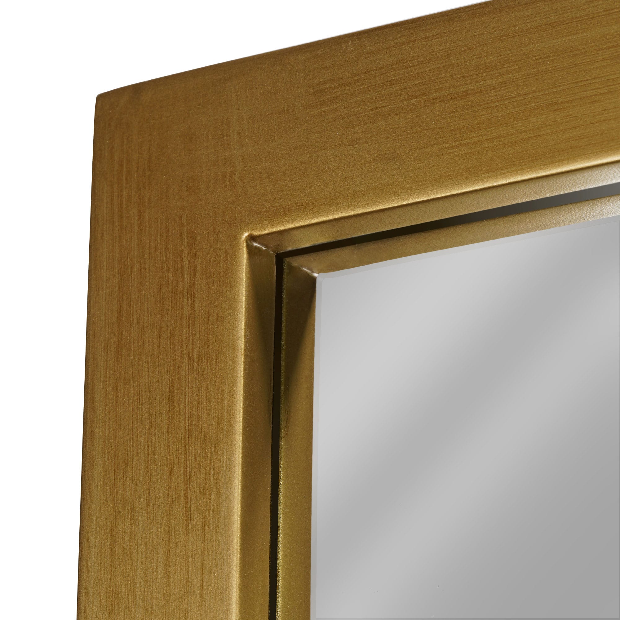 Head West Gold Full Size Free Standing Easel Dressing Mirror - 18" x 64"