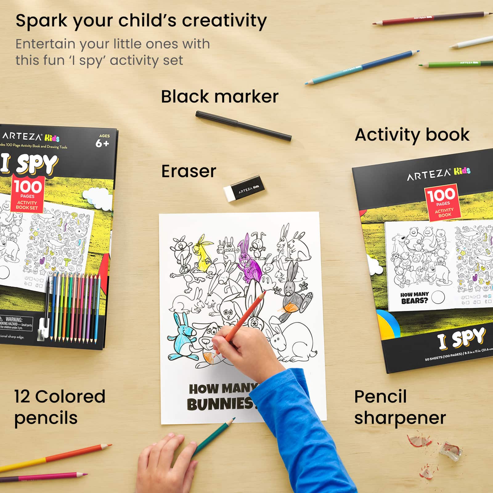 Arteza® Kids Activity Book, I Spy