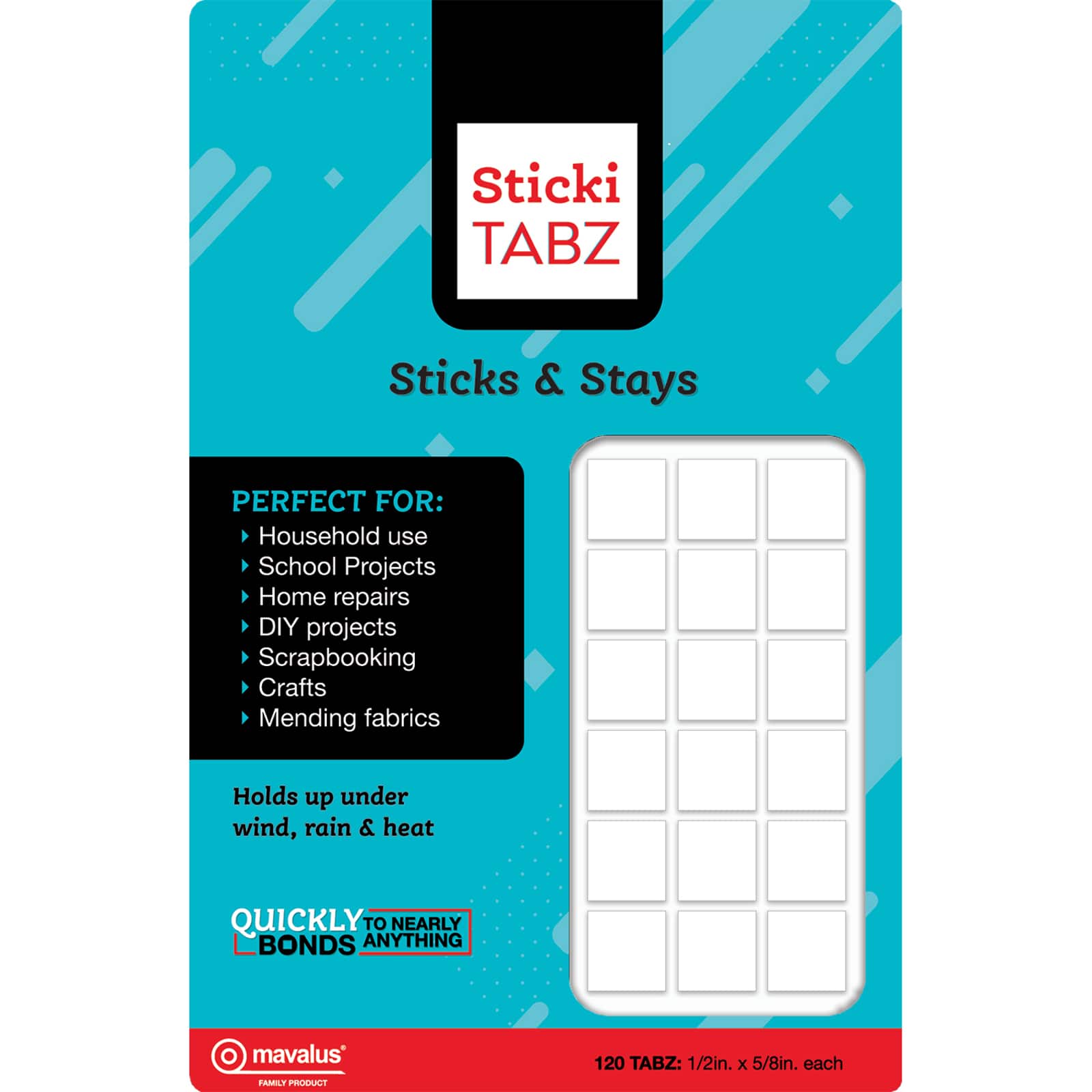 Mavalus® Sticki TABZ, 3 Packs of 120