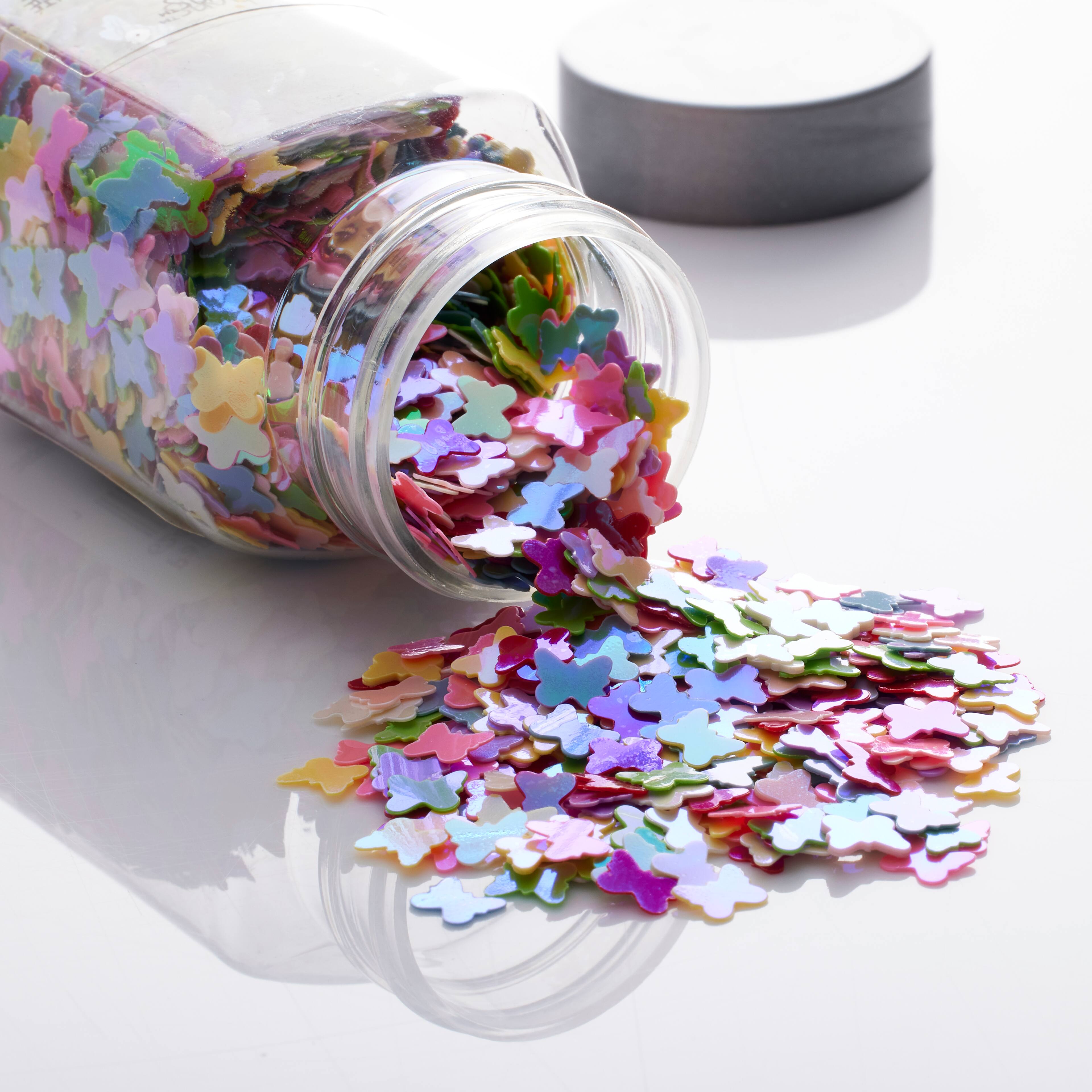 Multi Butterfly Specialty Polyester Glitter by Recollections™