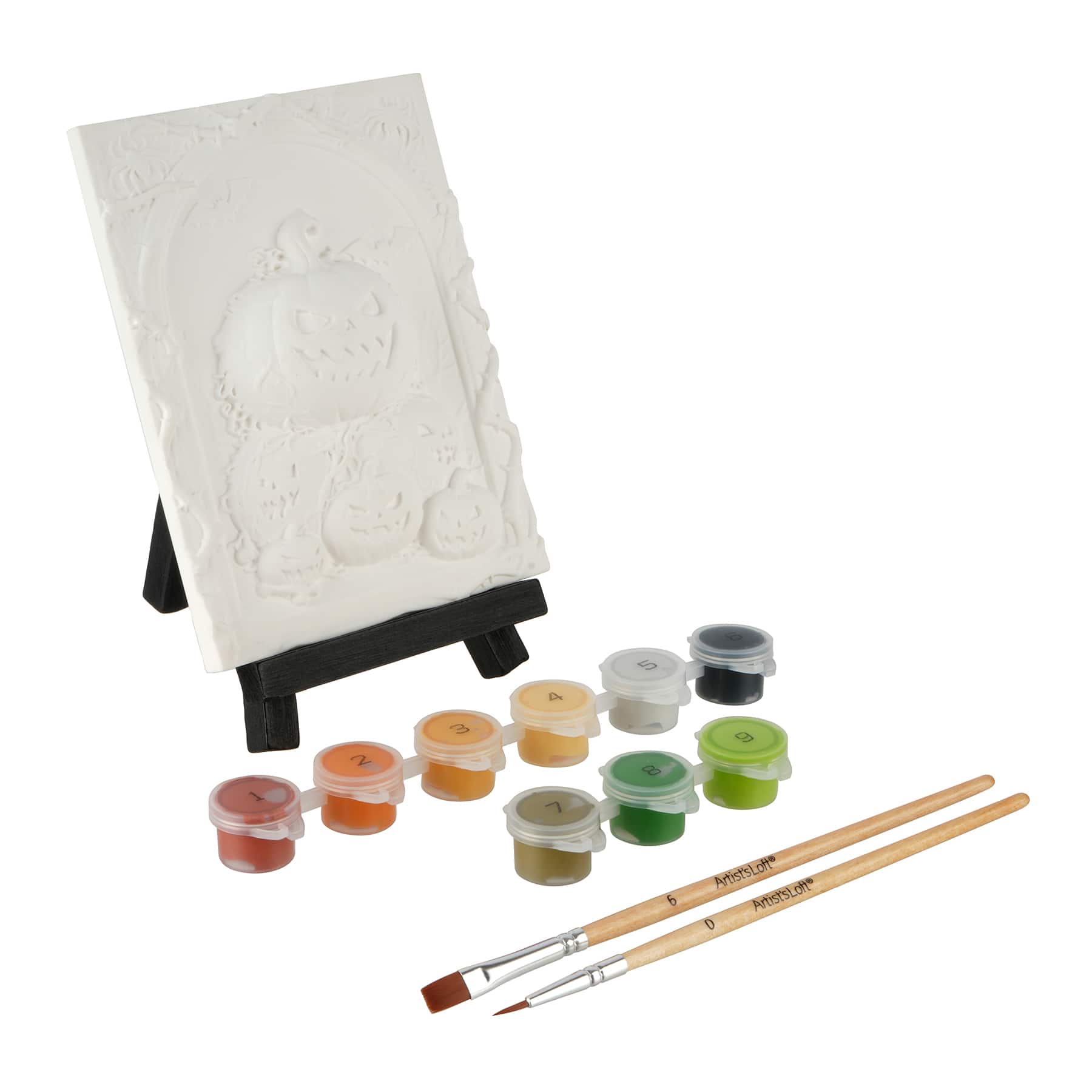Jack-o'-Lantern Stack Relief Painting Kit by Artist's Loft®