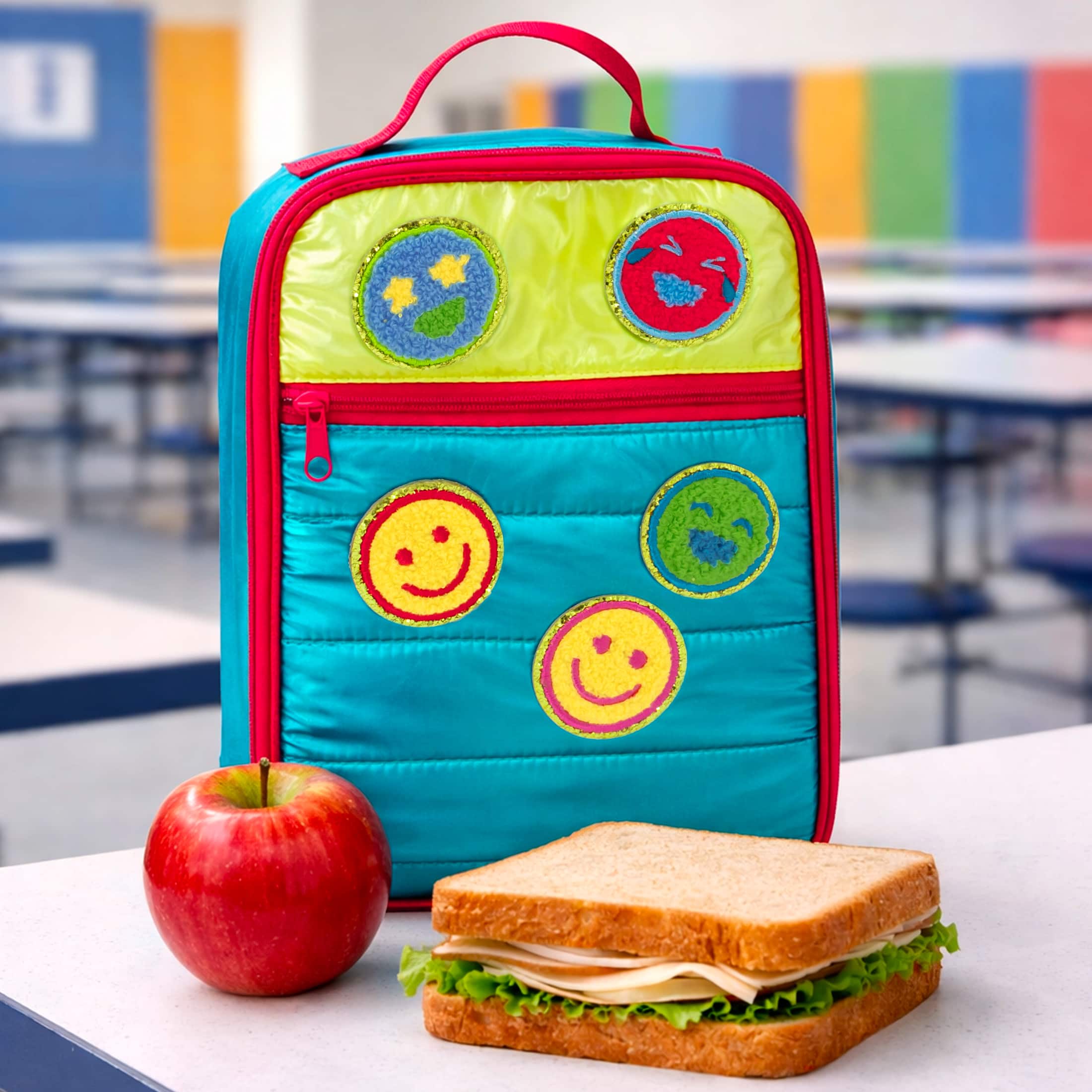 Class Rules! 10.5" Lunch Bag with Patches by B2C