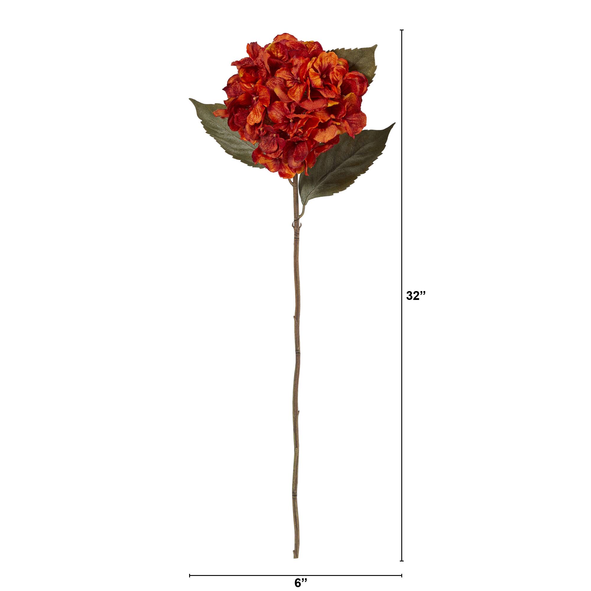 32'' Hydrangea Artificial Flower Stem, 6ct.