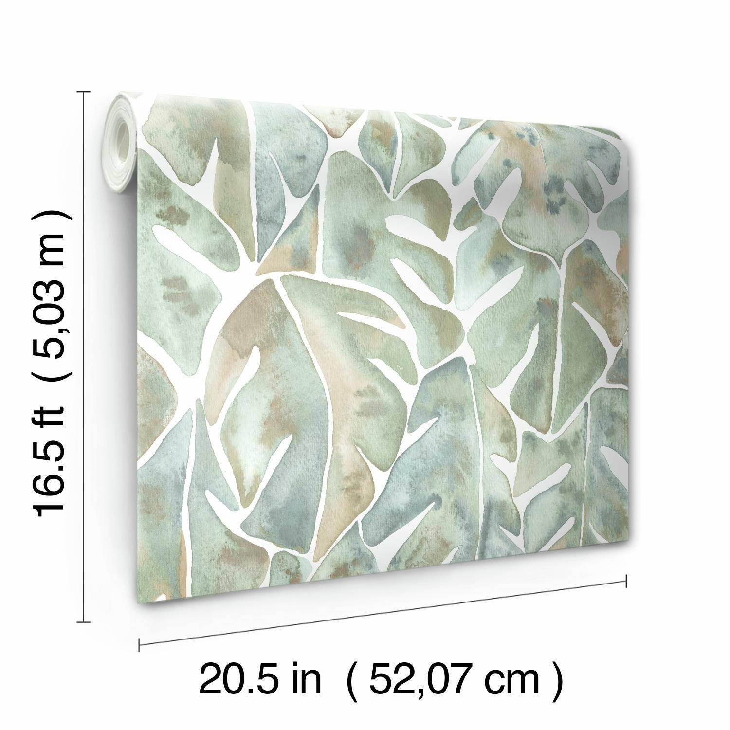 RoomMates Cat Coquillette Philodendron Peel & Stick Wallpaper