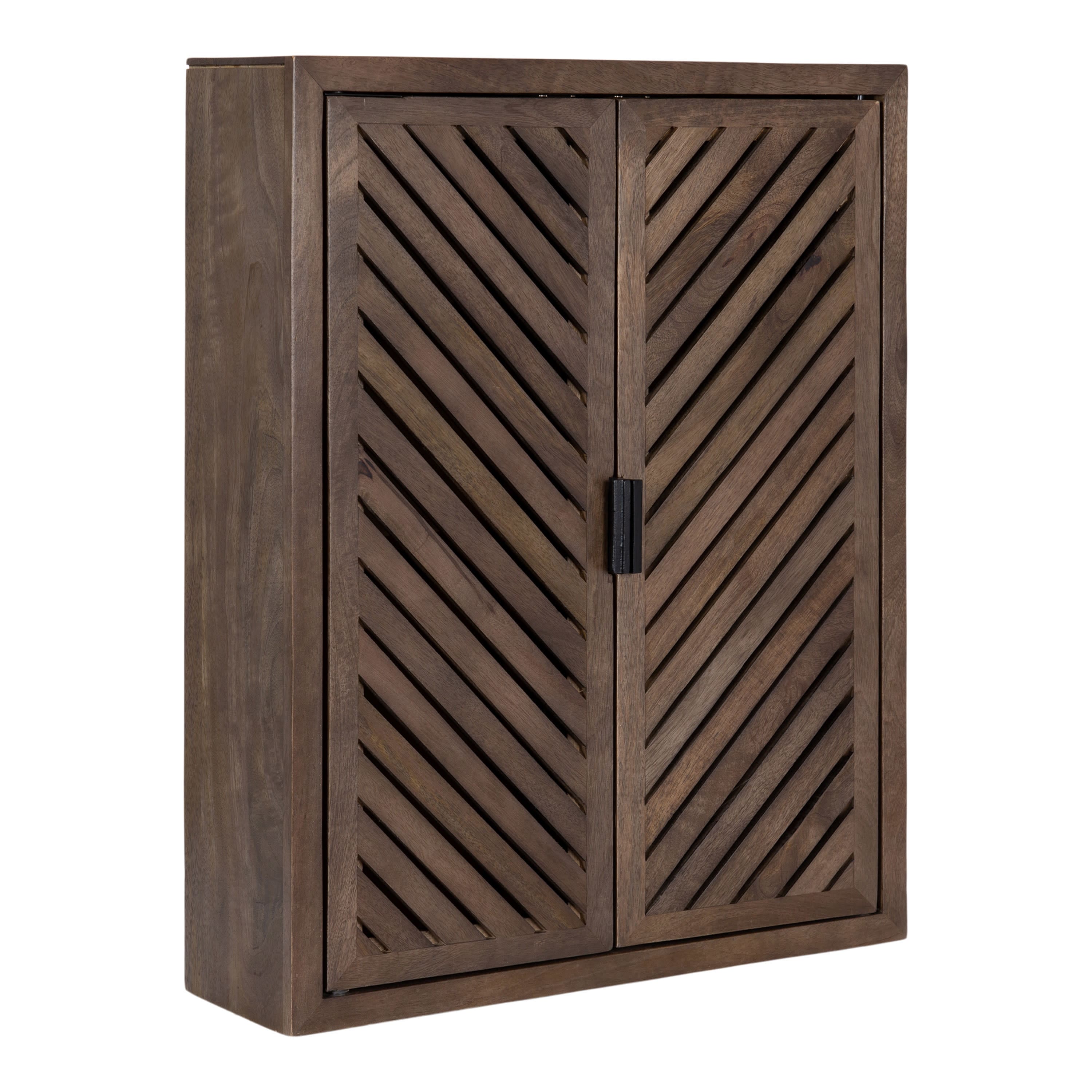 Kate and Laurel Mezzeta Tall Wood Bath Cabinet