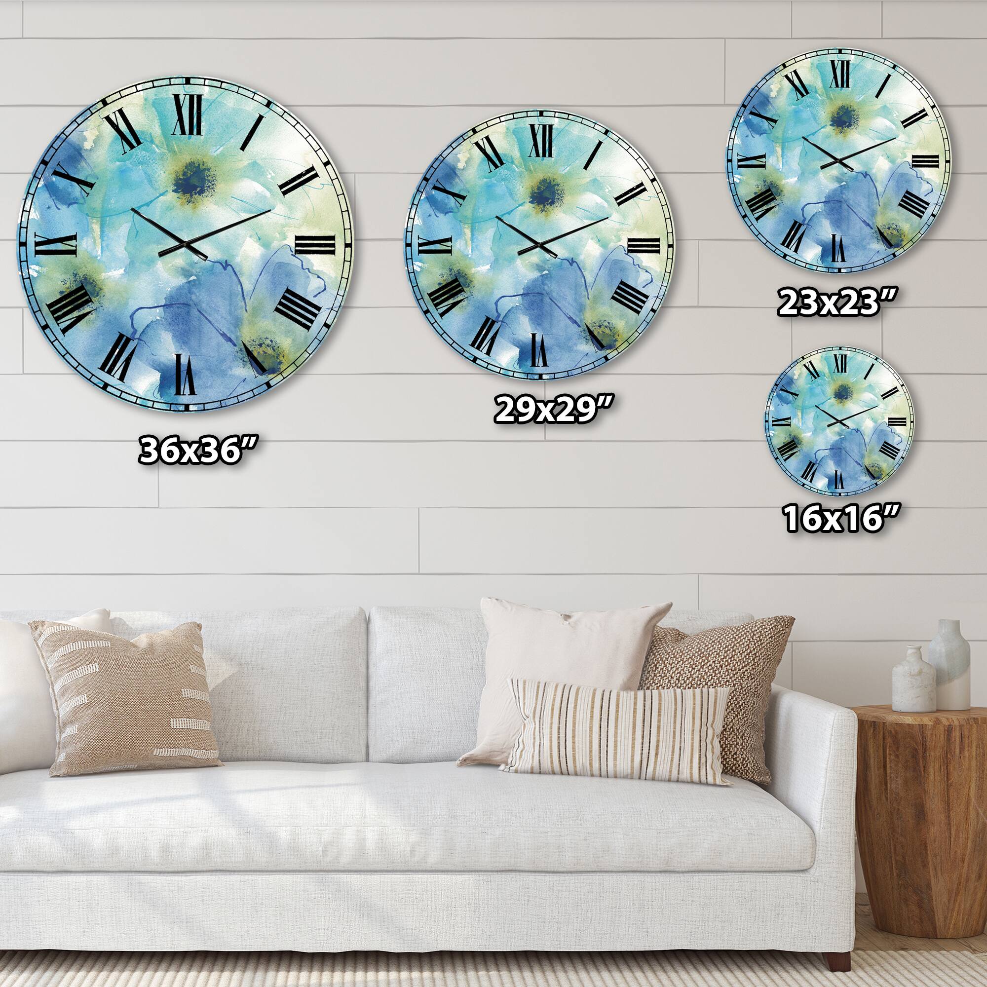 Designart 'Seashell Cosmos Ii Cabin Wall Clock