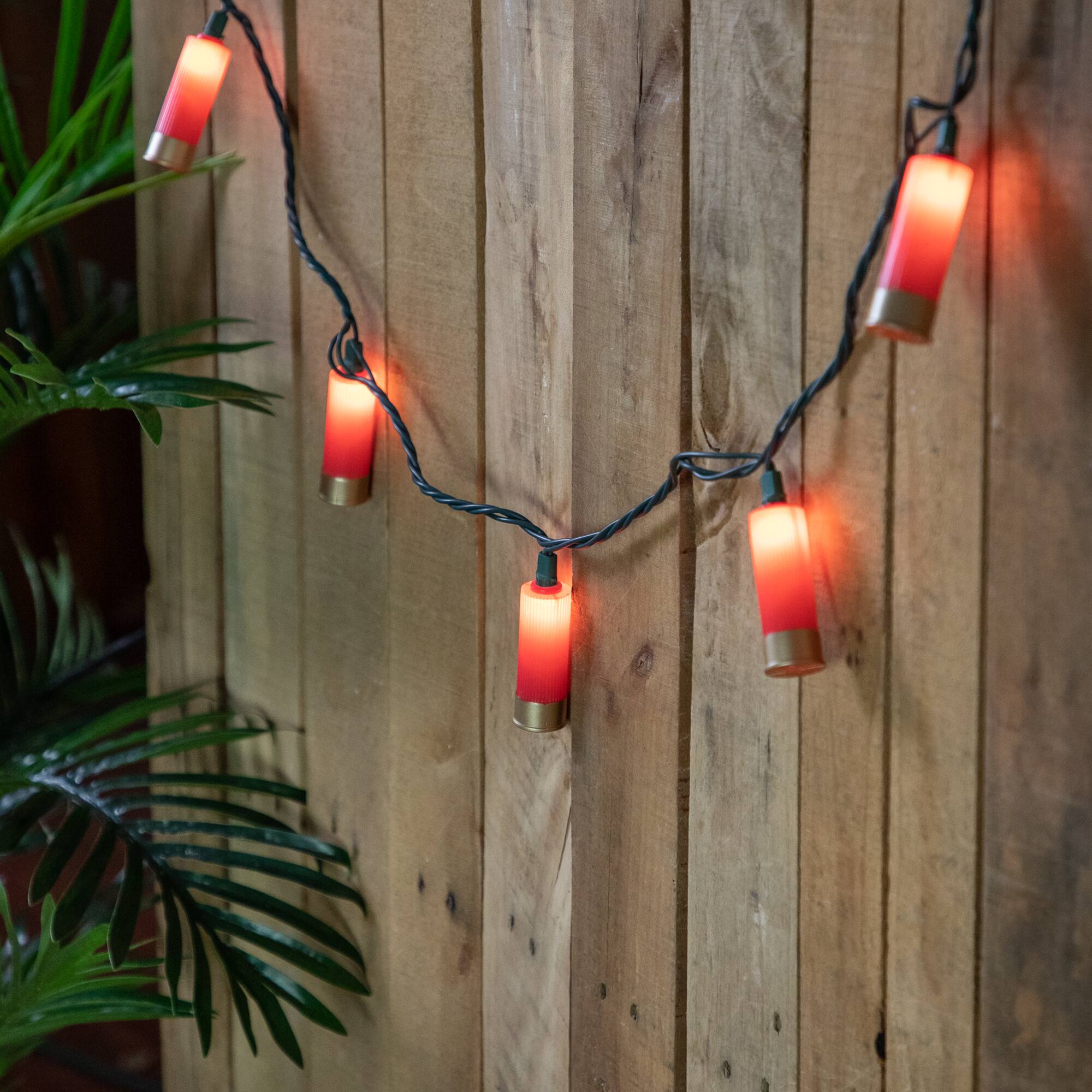 10ct. Shotgun Shells Patio String Lights