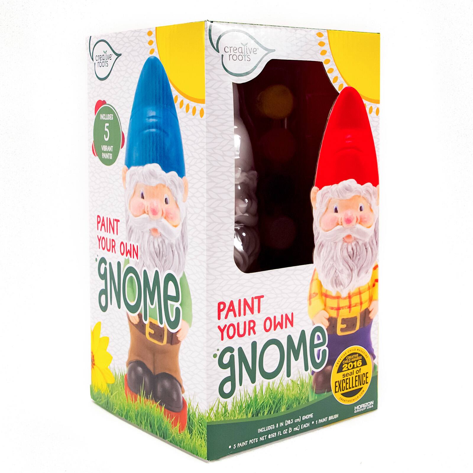 Creative Roots™ Paint Your Own Gnome Figurine Kit