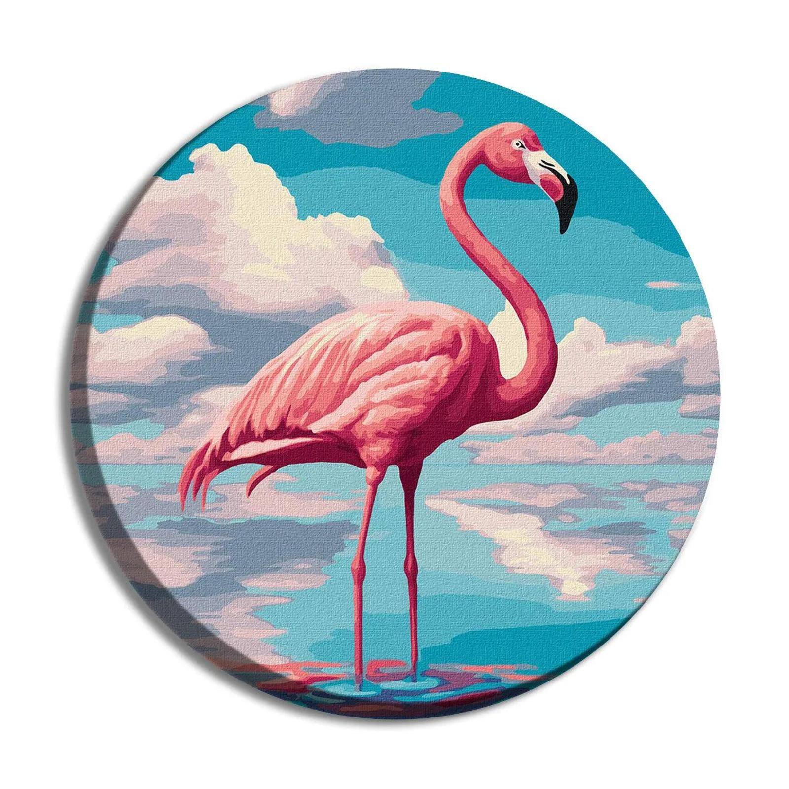 Ideyka Exquisite Flaming Painting by Numbers Kit