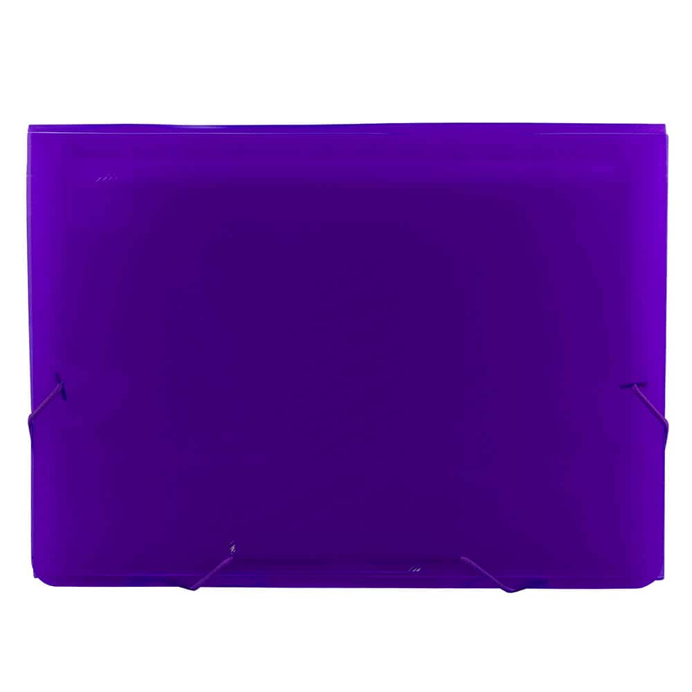 JAM Paper 9" x 13" Plastic Accordion Folder