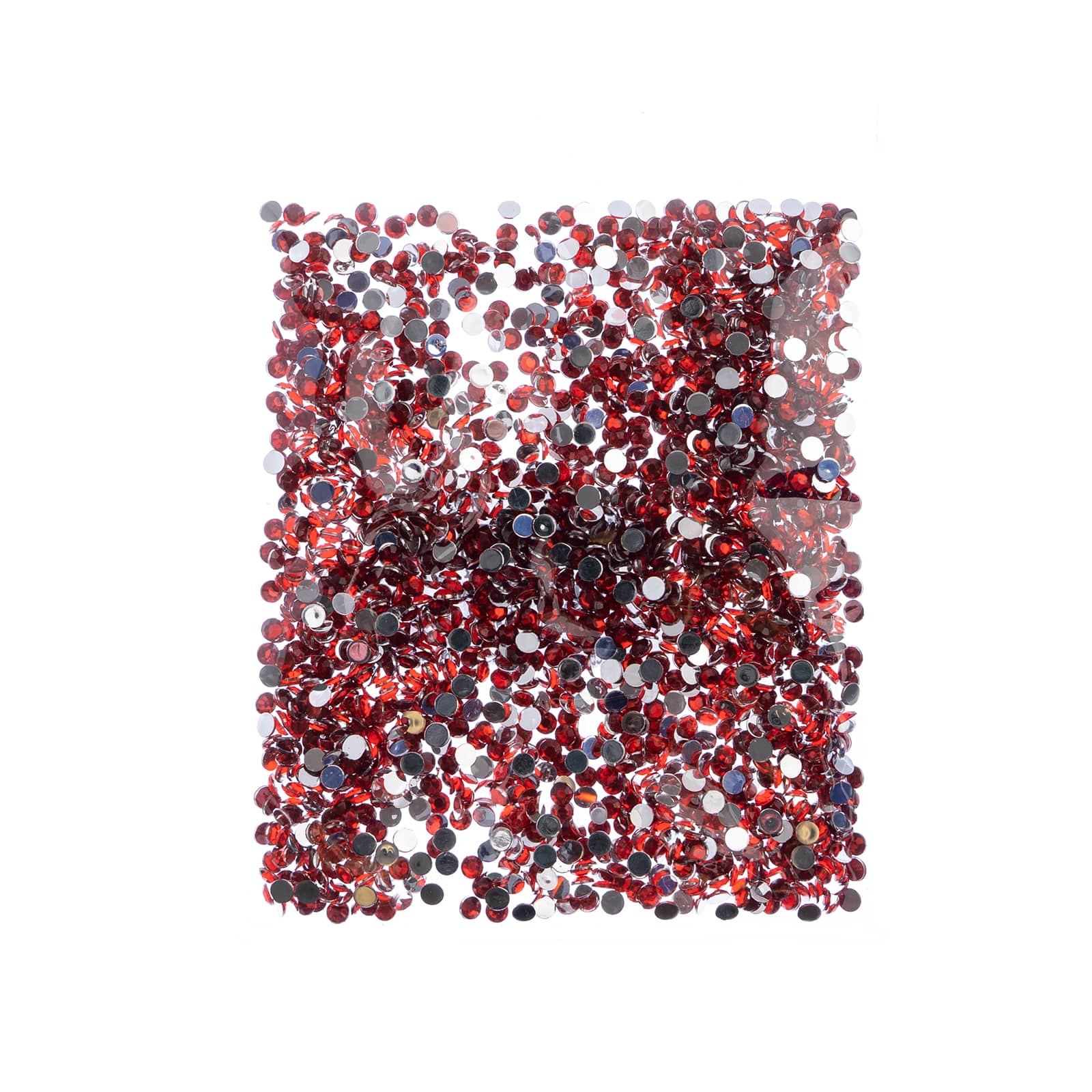 John Bead Acrylic Round Flat Back Rhinestones, 4mm