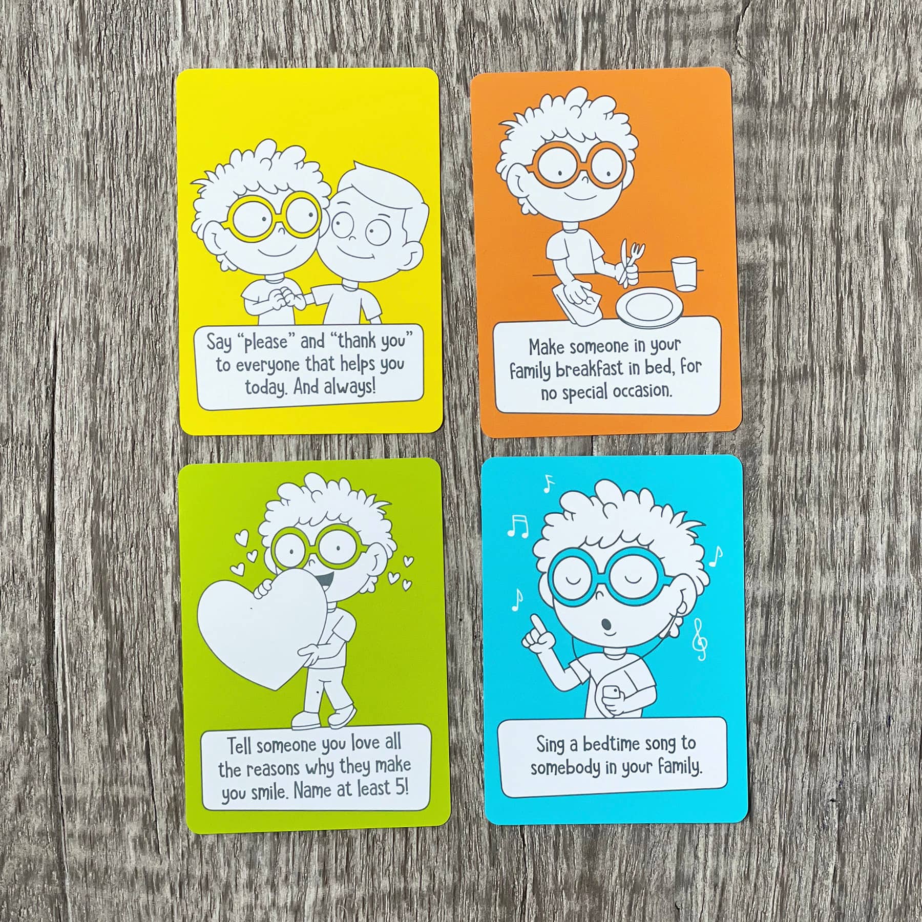 Open the Joy Kindness Mission Cards Set, 2ct.